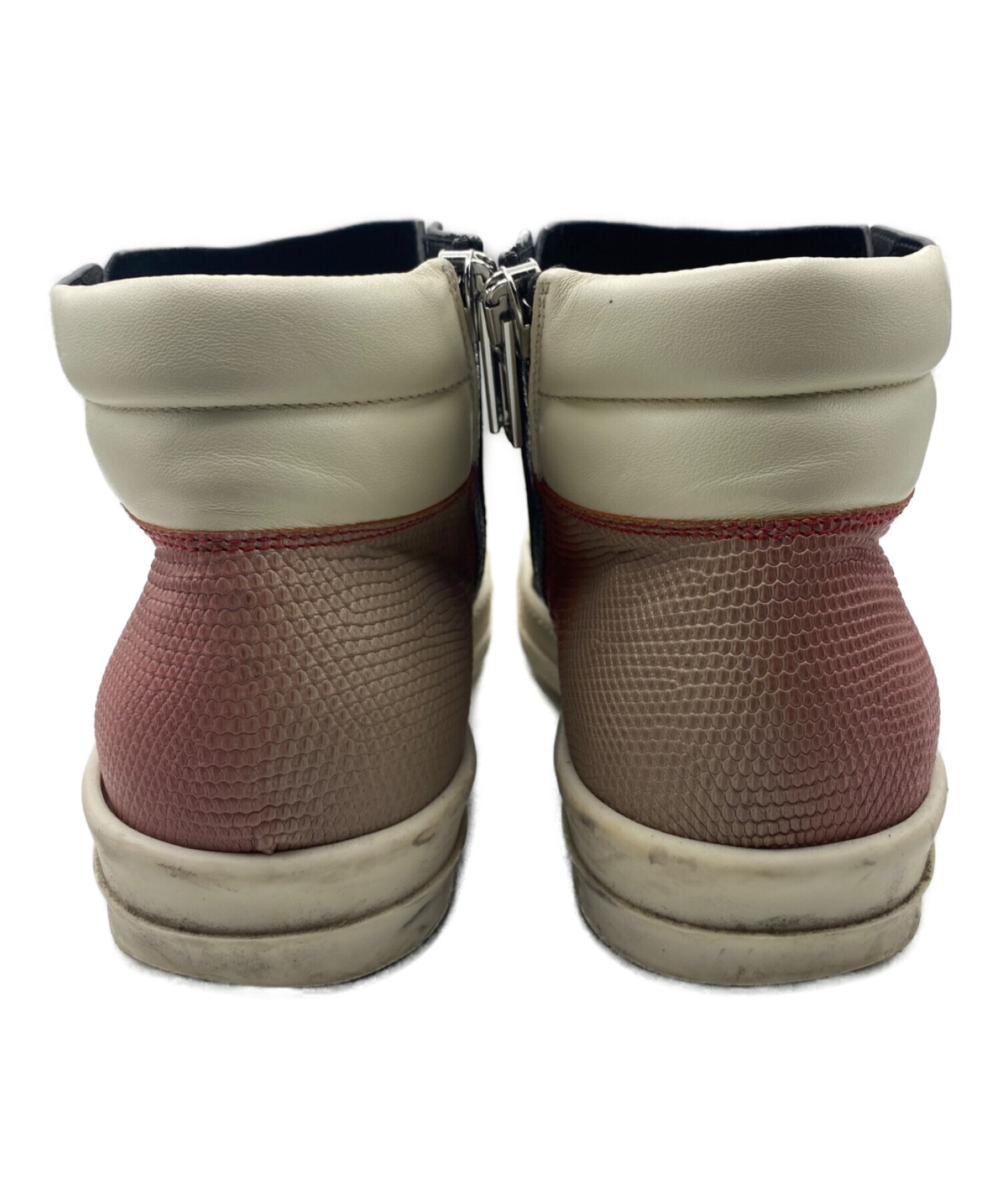 RICK OWENS (リック オウエンス) ISLAND DUNK COMBO LIZARD SNEAKERS ブラック サイズ:SIZE 42