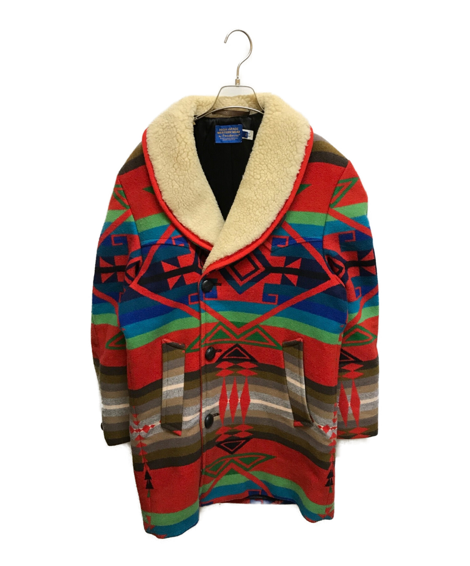 PENDLETON (ペンドルトン) オールドショールカラーネイティブ柄コート マルチカラー サイズ:40