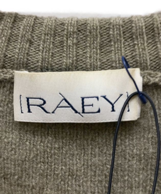 RAEY (レイ) オーバーサイズクルーネックニット グレー サイズ:XS/S
