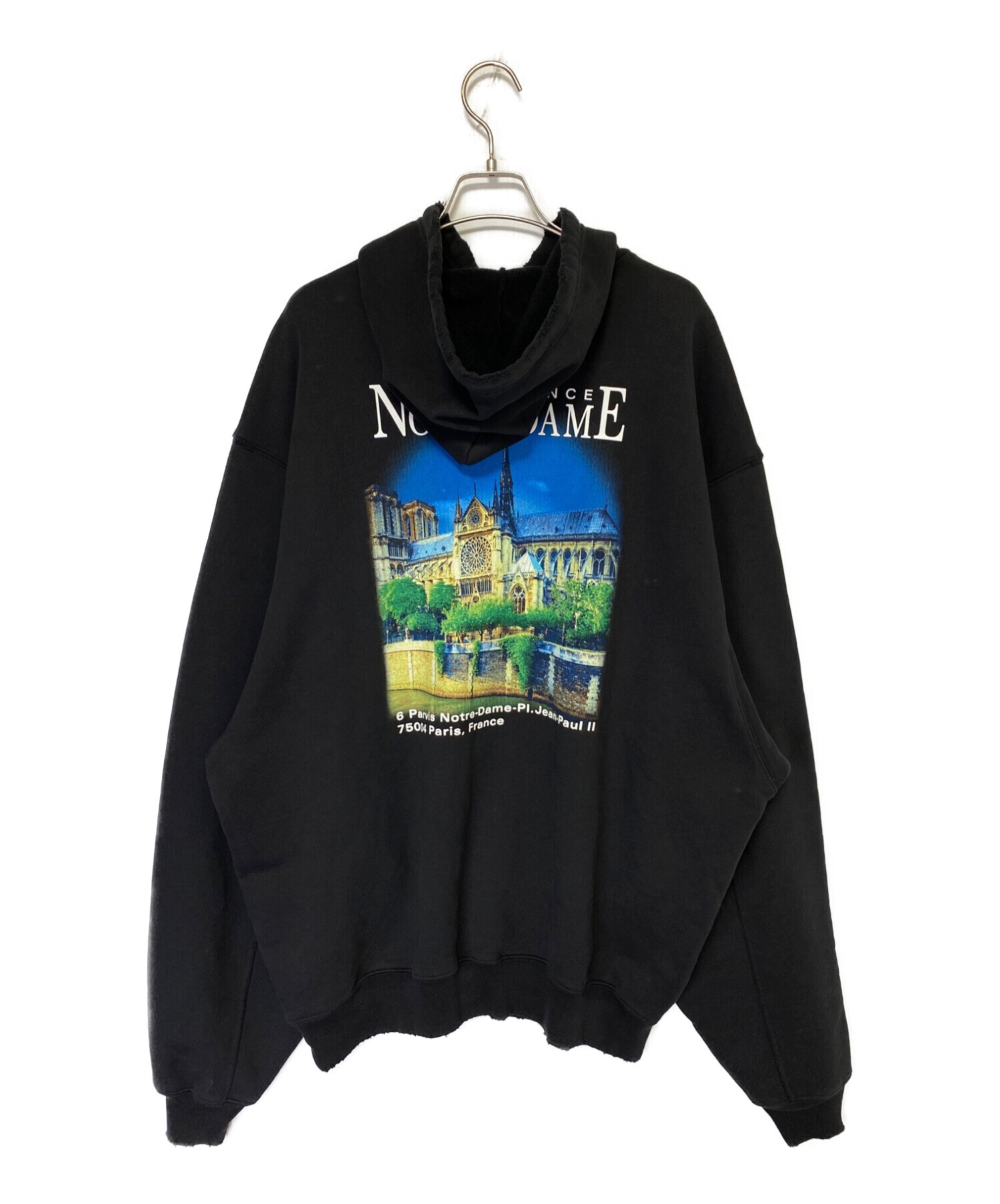 BALENCIAGA (バレンシアガ) Sacre Coeur Bomber Hoodie ブラック サイズ:XS