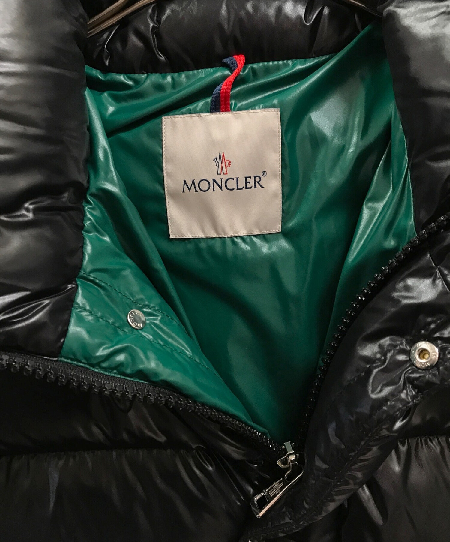 MONCLER (モンクレール) HANOVERIANロングダウンコート ブラック サイズ:２