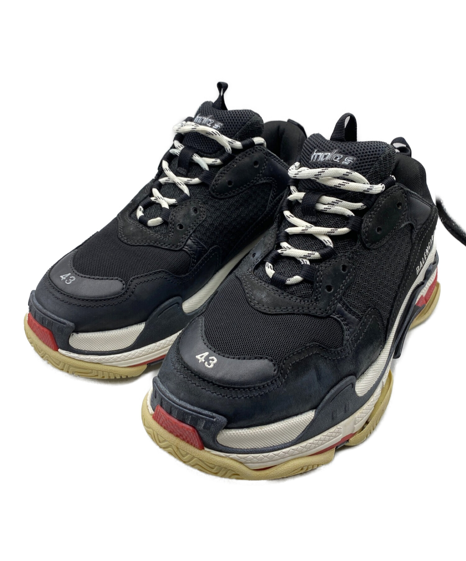 BALENCIAGA (バレンシアガ) TRIPLE S Trainers ブラック サイズ:28.5