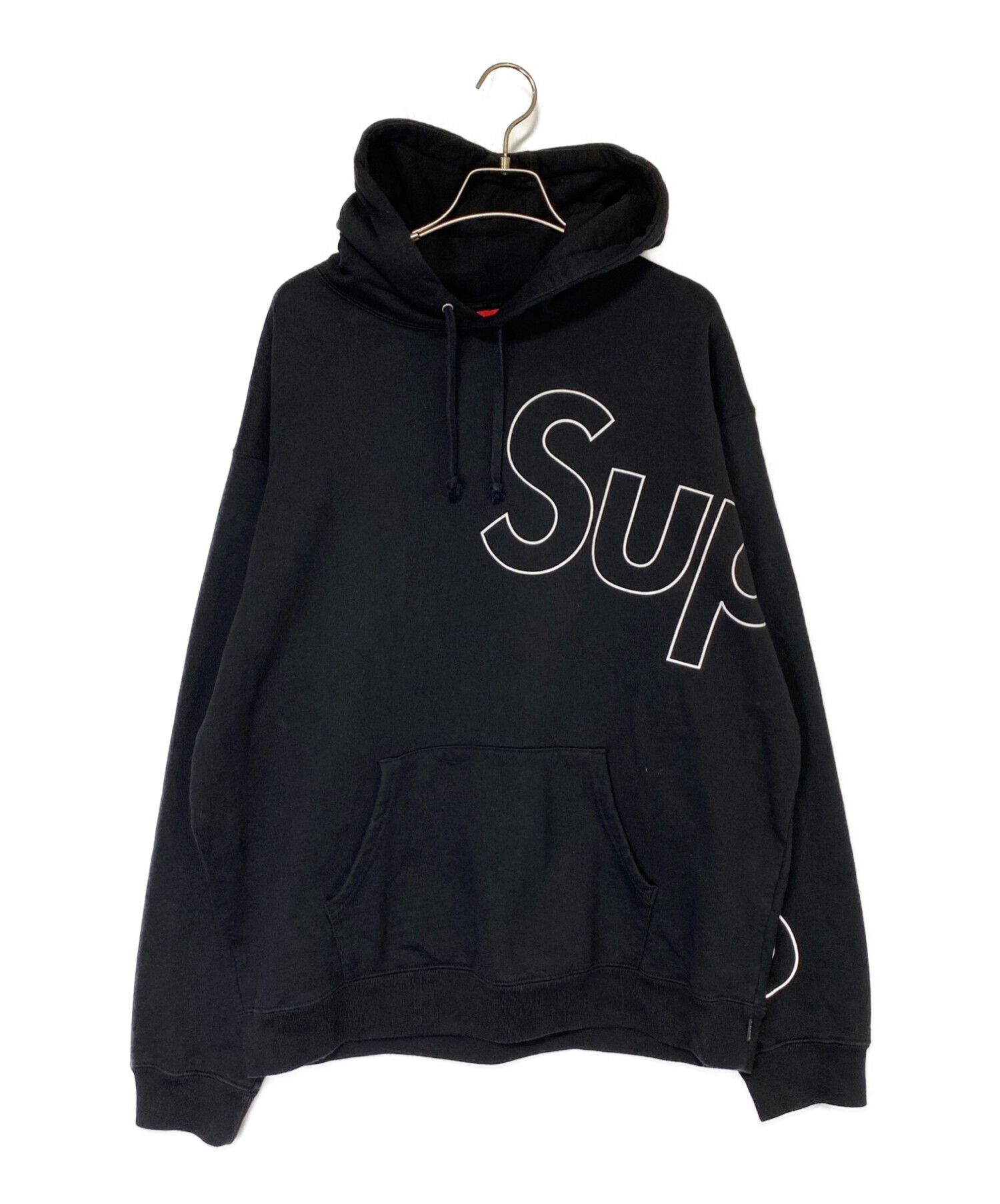 SUPREME (シュプリーム) Reflective Hooded Sweatshirt ブラック サイズ:L