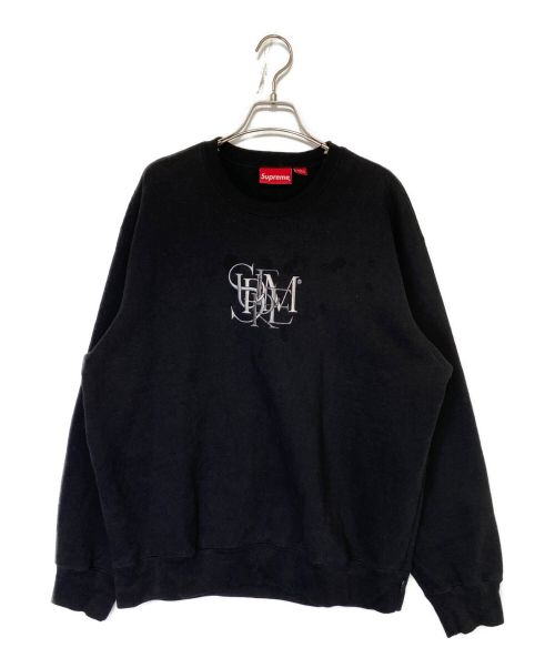 中古・古着通販】SUPREME (シュプリーム) Overlap Crewneck ブラック