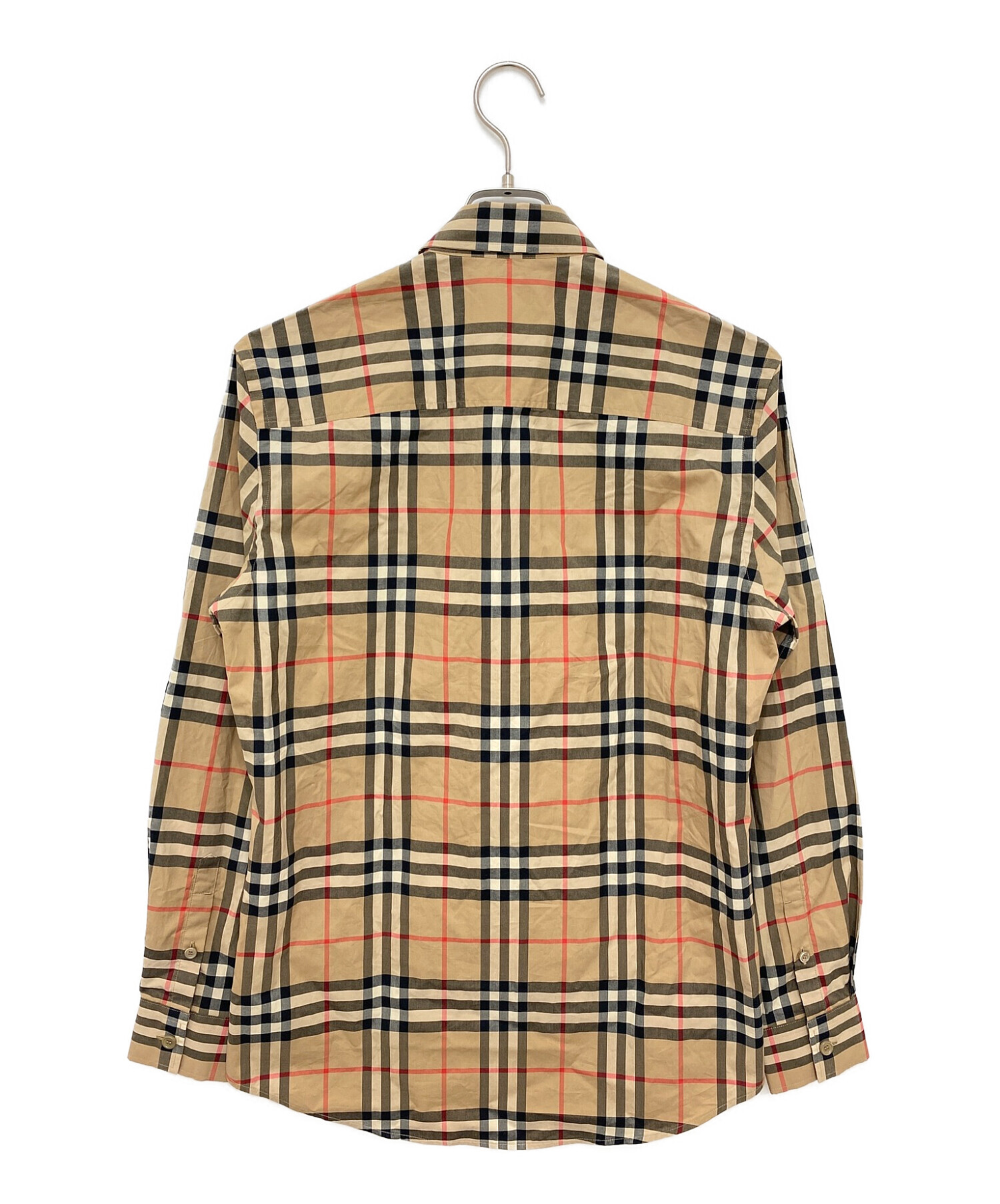 中古・古着通販】BURBERRY (バーバリー) チェックシャツ ベージュ