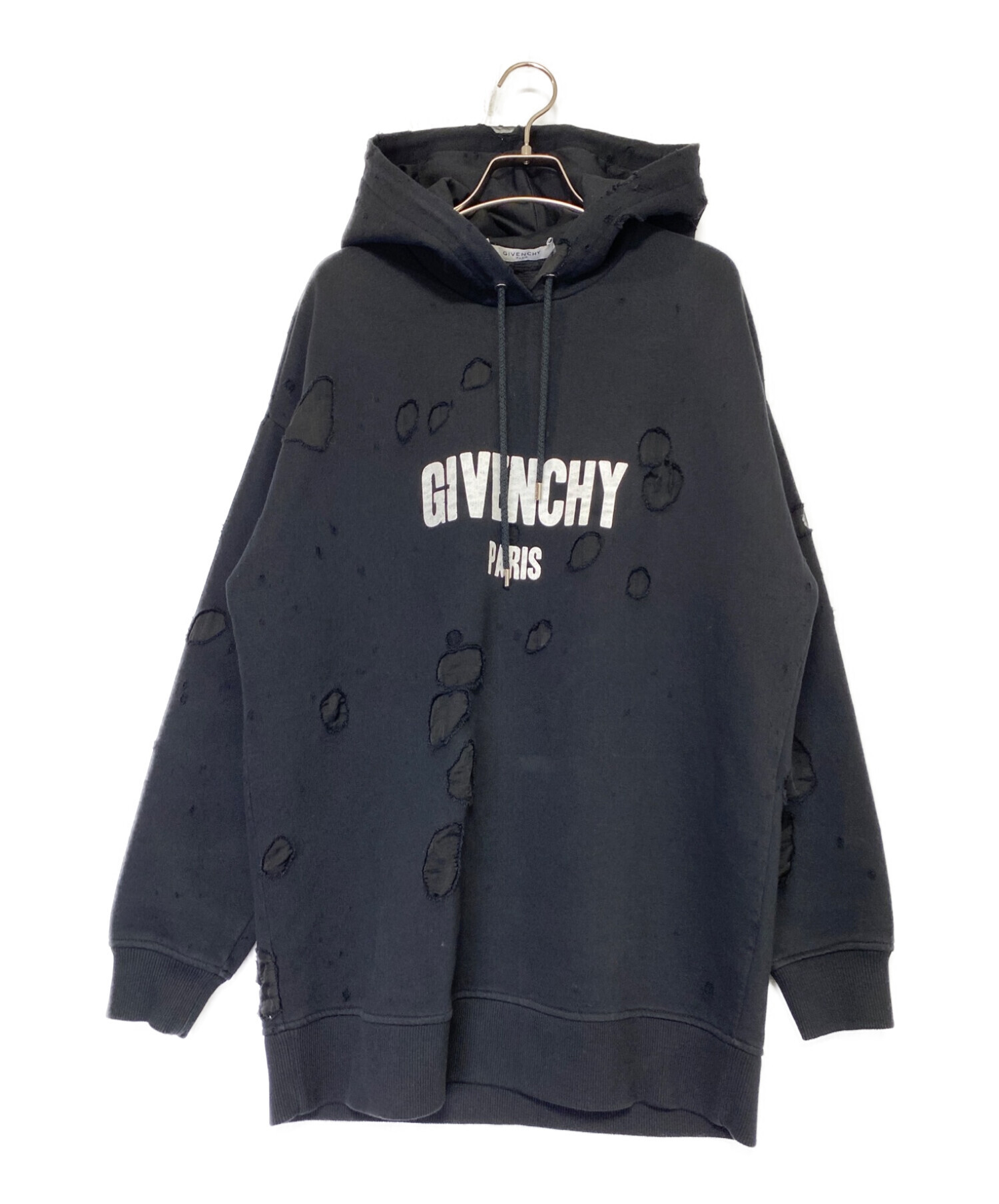 中古・古着通販】GIVENCHY (ジバンシィ) パーカー ブラック サイズ:XS