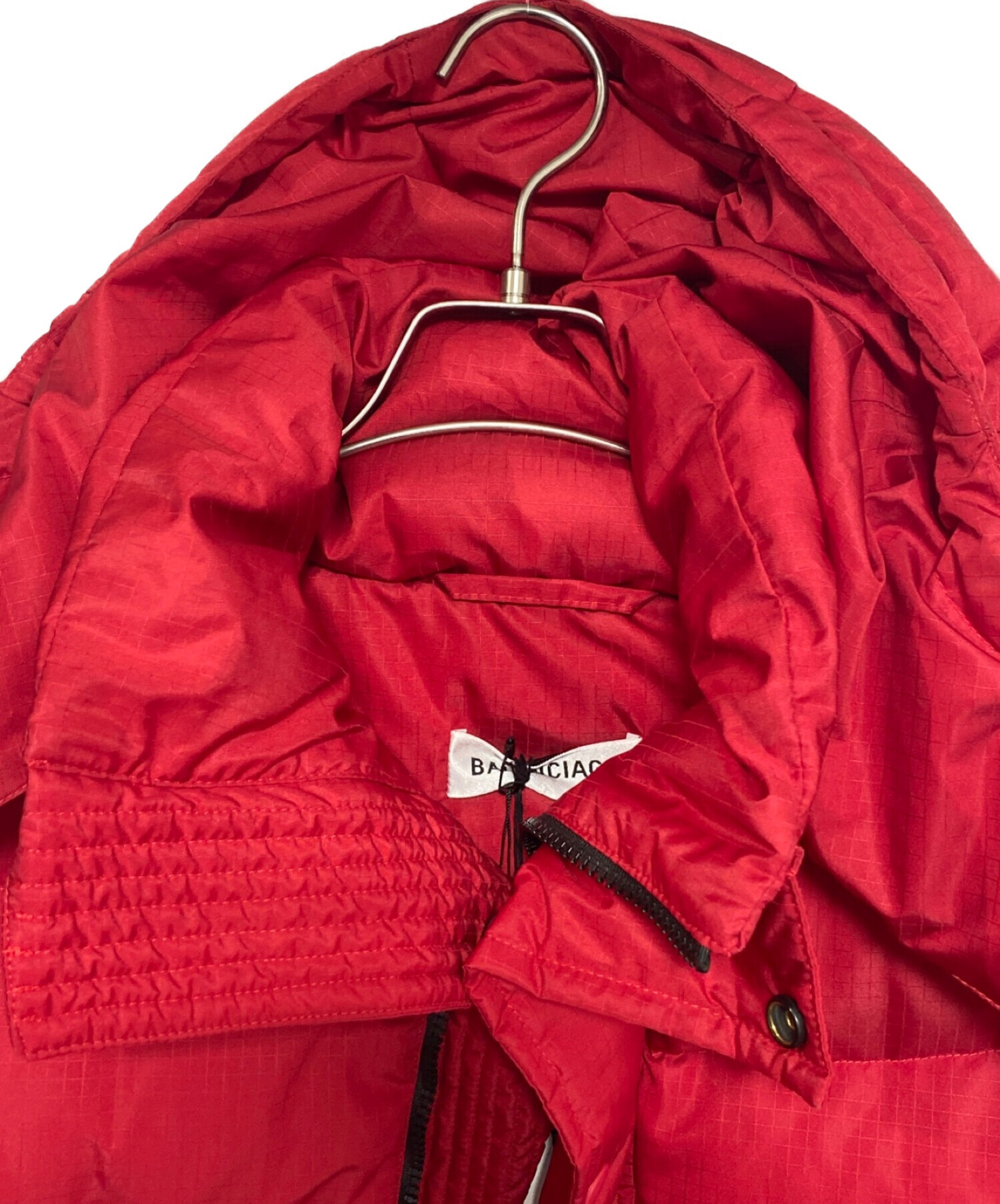 BALENCIAGA (バレンシアガ) New Swing puffer jacket レッド サイズ:SIZE 34 未使用品