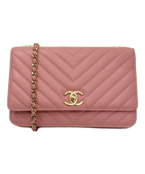 【中古・古着通販】CHANEL (シャネル) Vステッチチェーン