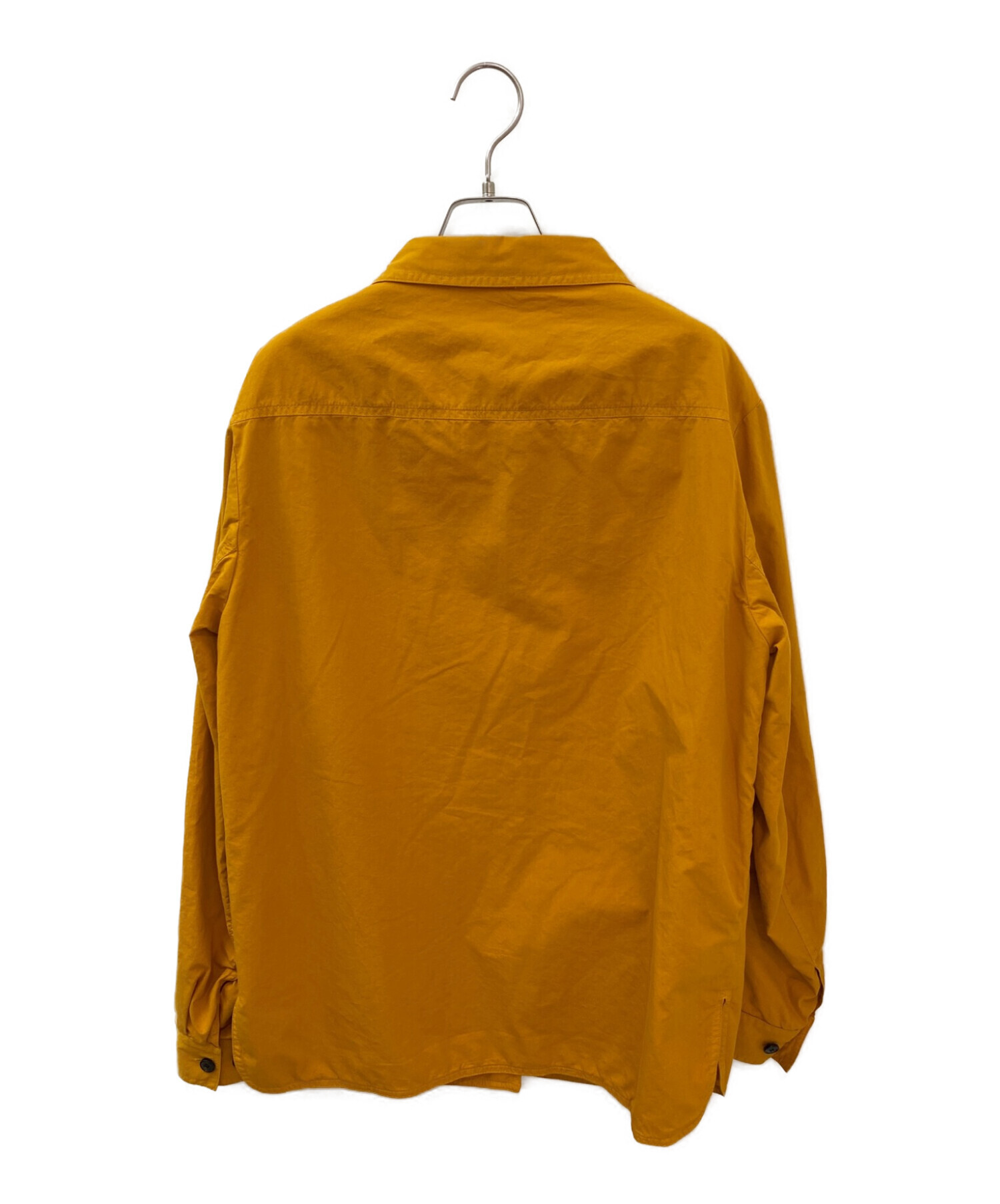 DRIES VAN NOTEN (ドリスヴァンノッテン) オーバーサイズシャツジャケット イエロー サイズ:34