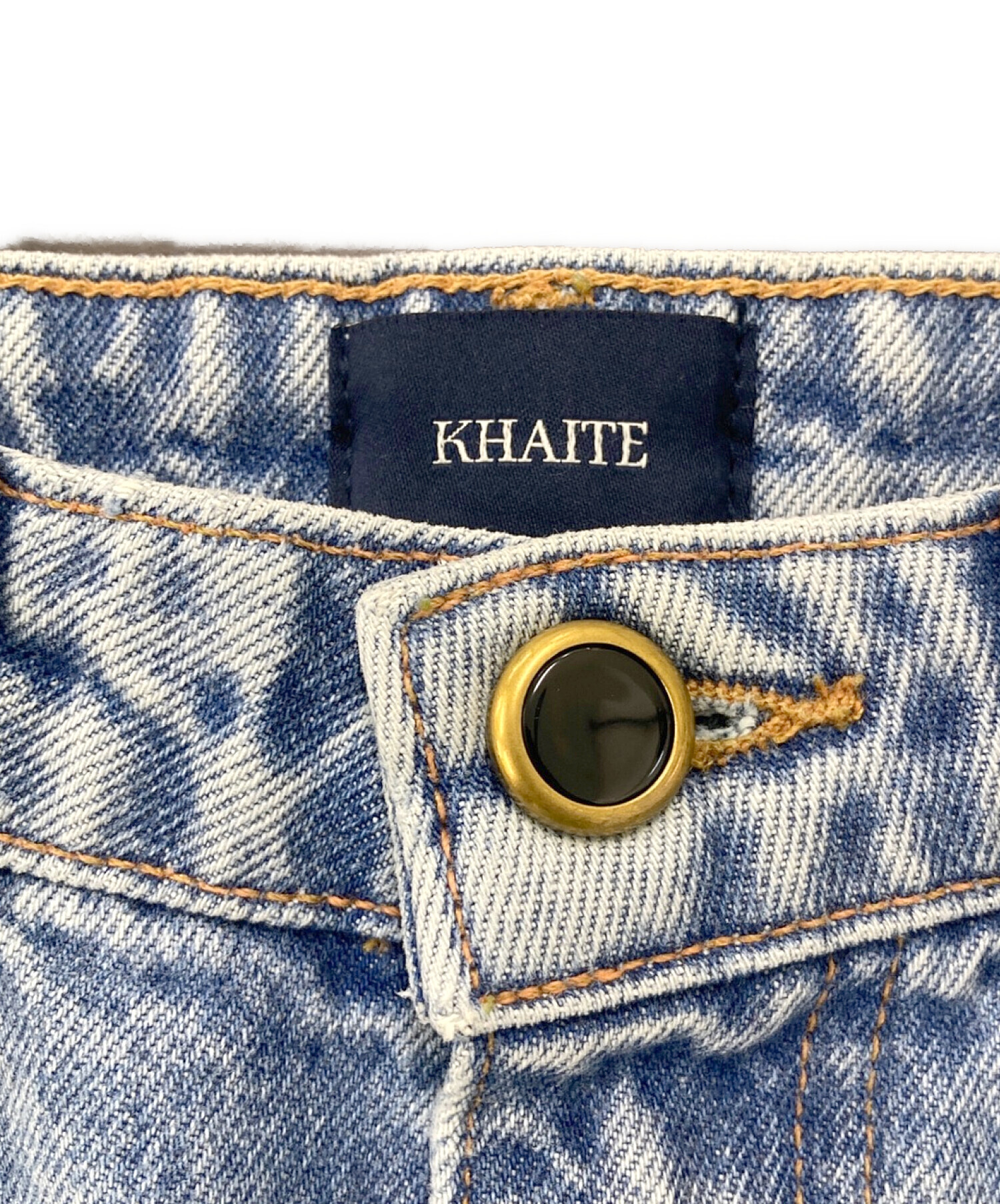 新品 KHAITE デニムロングスカート 25インチ - スカート