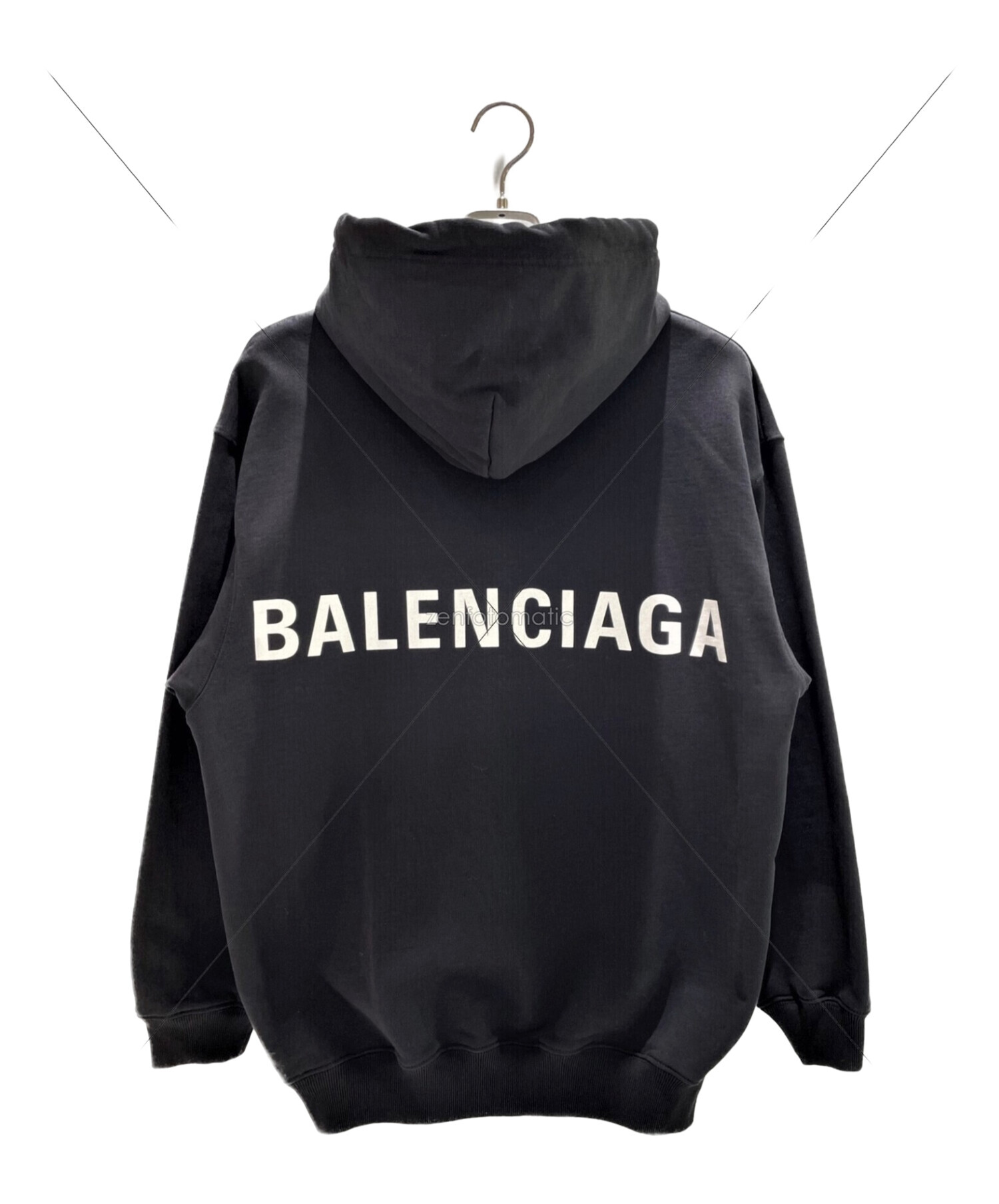 Balenciaga バレンシアガ オーバーサイズバックロゴパーカー - パーカー