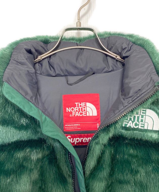 中古・古着通販】THE NORTH FACE×Supreme (ザノースフェイス×シュプリーム) Faux Fur Nuptse Jacket  グリーン サイズ:S｜ブランド・古着通販 トレファク公式【TREFAC FASHION】スマホサイト