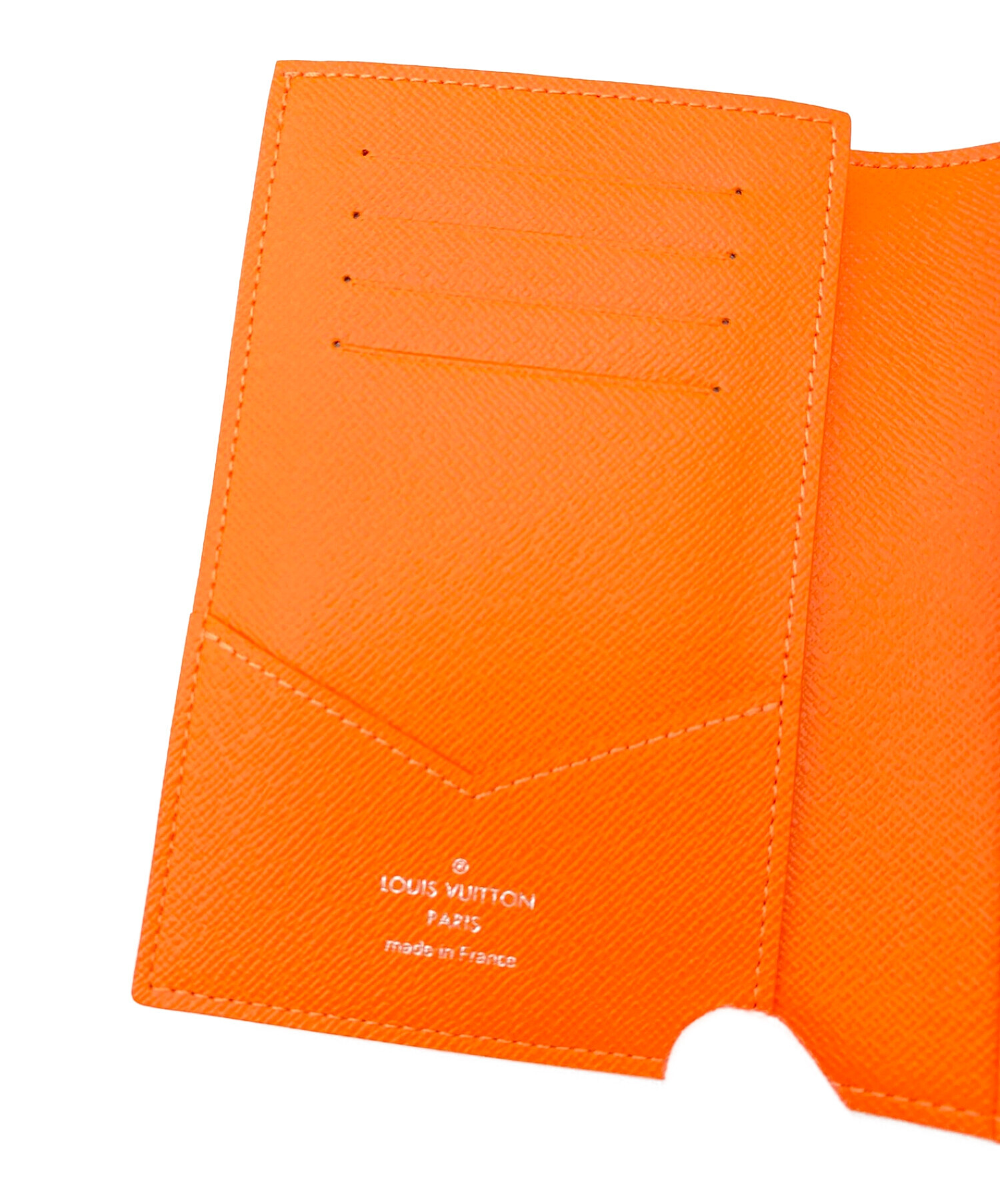 Louis Vuitton Pocket Organizer Monogram Eclipse Volcano Orange