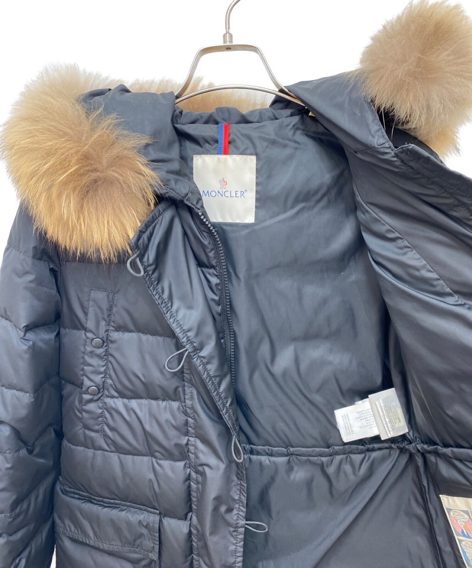 中古・古着通販】MONCLER (モンクレール) ダウンジャケット ブラック