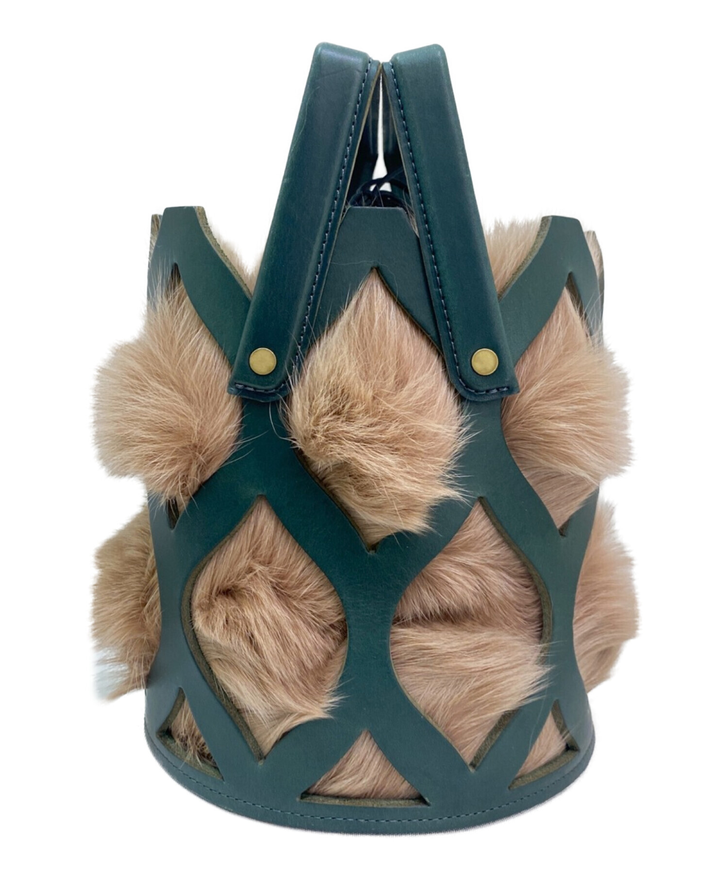 ludlow FOX × Leather bucket bag ラドロー