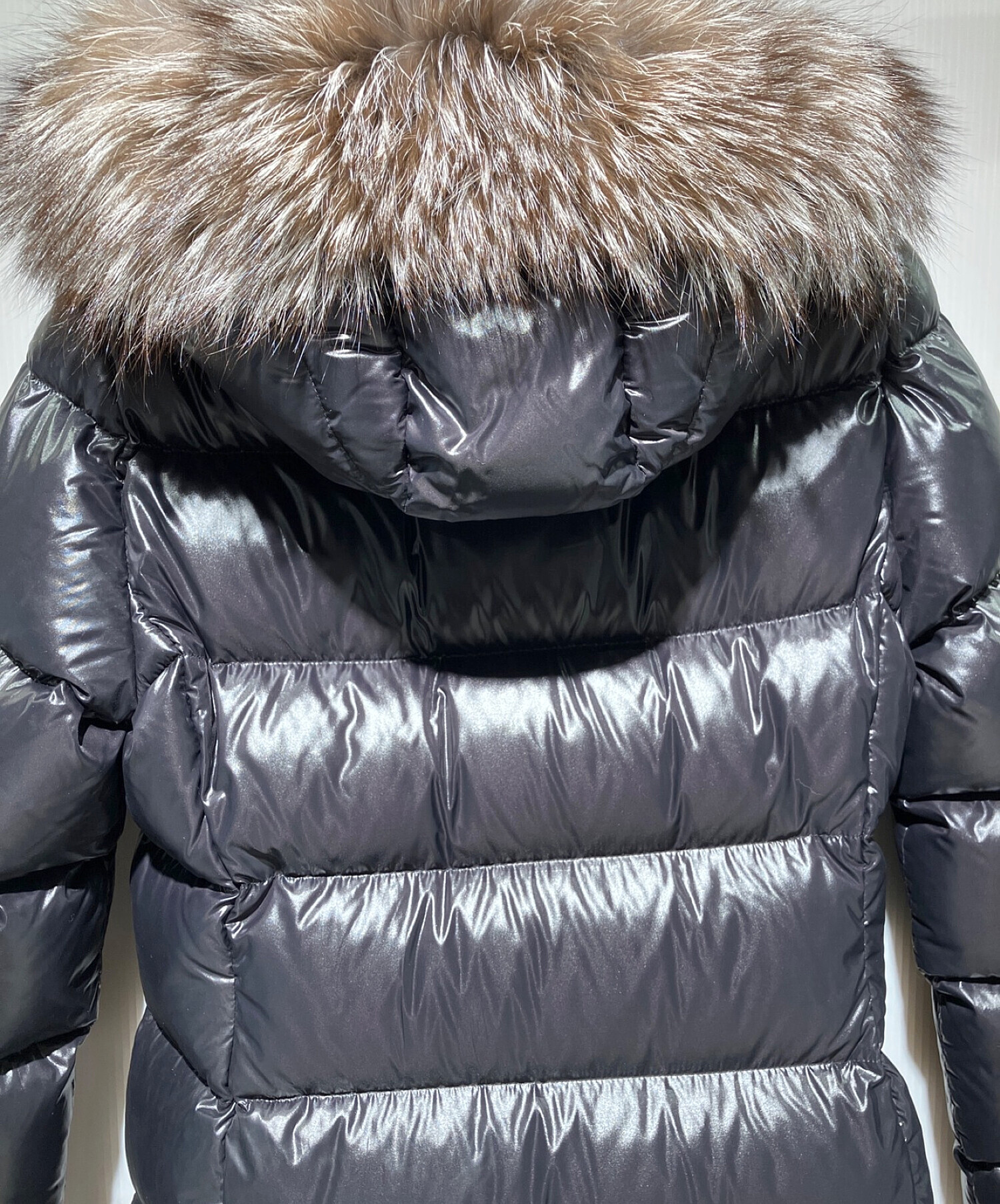 中古・古着通販】MONCLER (モンクレール) ロングダウンコート ブラック