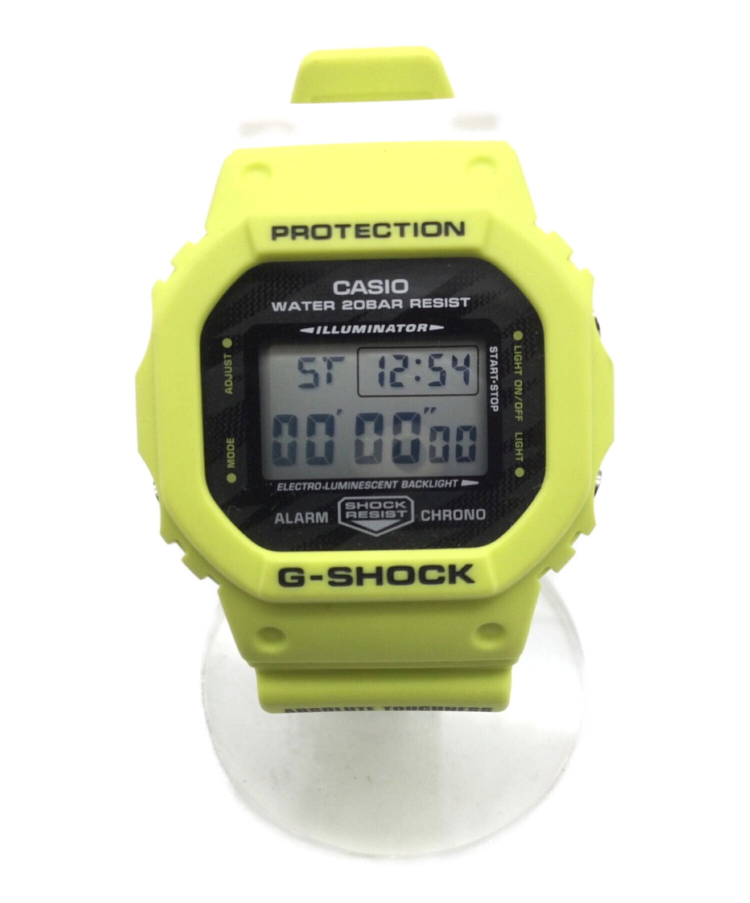 CASIO (カシオ) デジタル腕時計 G-SHOCK ライトニング イエロー