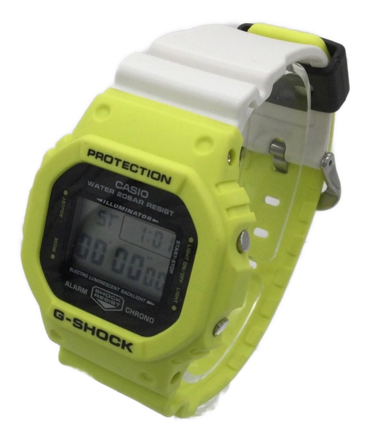 CASIO (カシオ) デジタル腕時計 G-SHOCK ライトニング イエロー