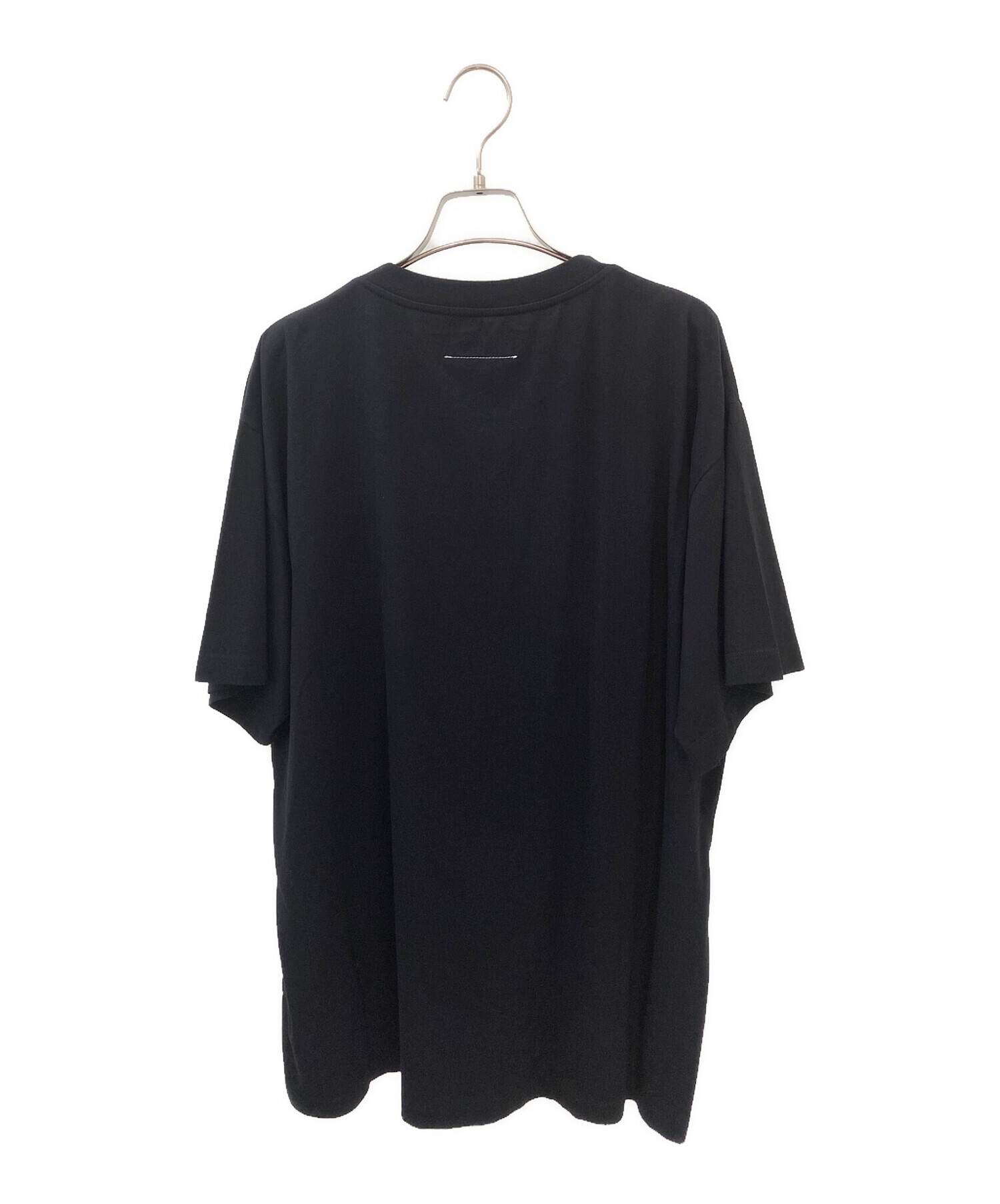 MM6 Maison Margiela (エムエムシックス メゾンマルジェラ) オーバーサイズTシャツ ブラック サイズ:S