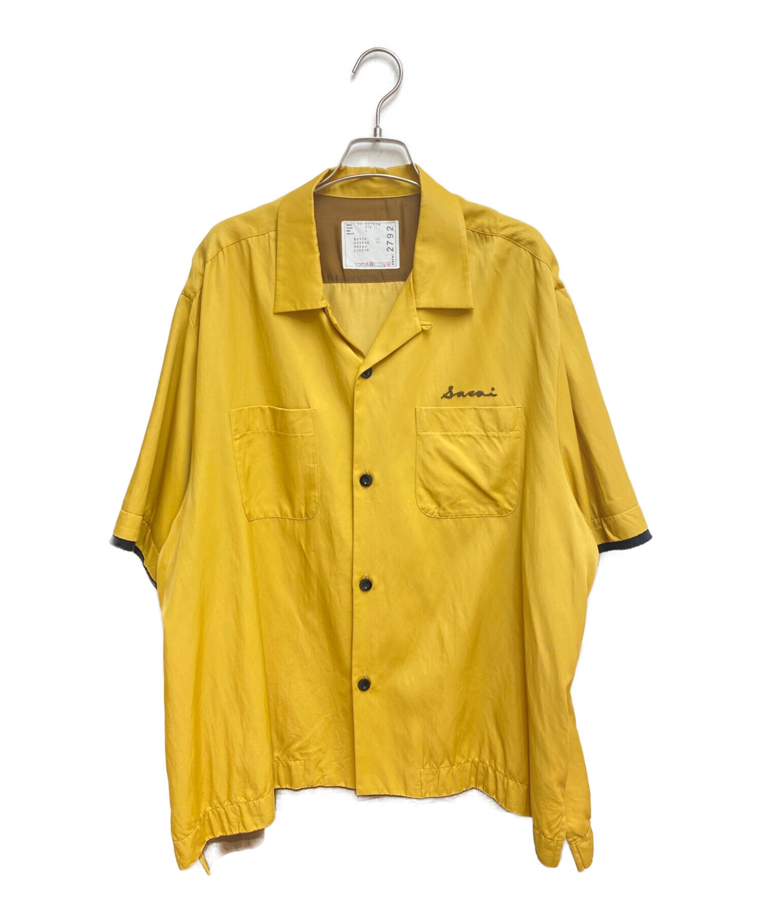 中古・古着通販】sacai (サカイ) Twill Bowling Shirt サイズ:04｜ブランド・古着通販 トレファク公式【TREFAC  FASHION】スマホサイト