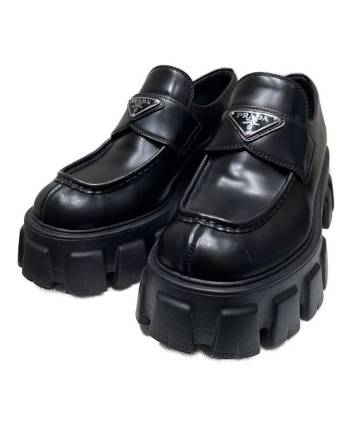 中古・古着通販】PRADA (プラダ) モノリス ブラッシュドレザー