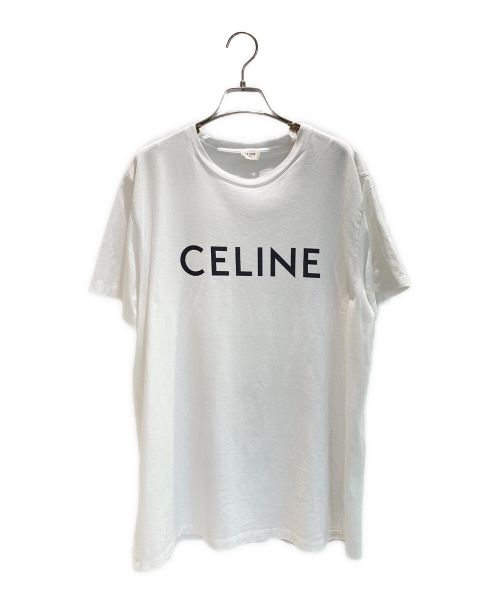 中古・古着通販】CELINE (セリーヌ) フロントロゴTシャツ ホワイト ...