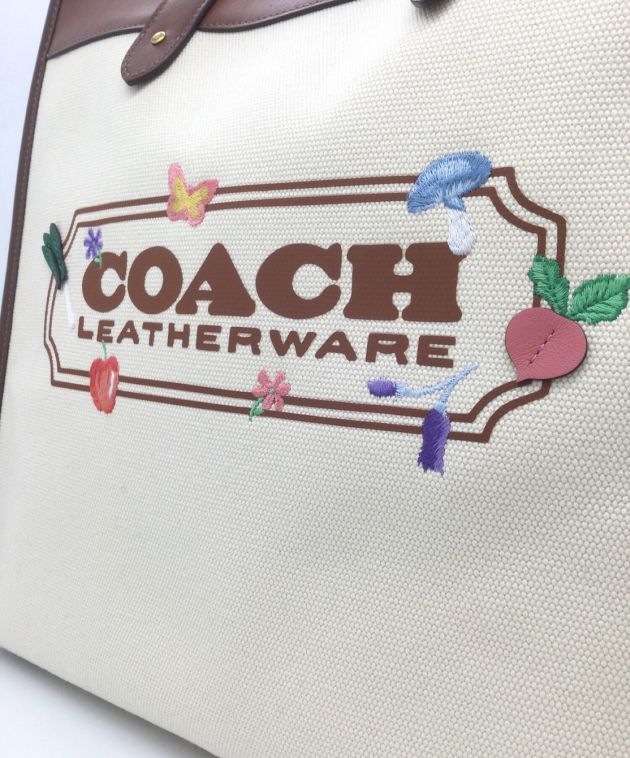 中古・古着通販】COACH (コーチ) フィールドトート ウィズ ガーデン