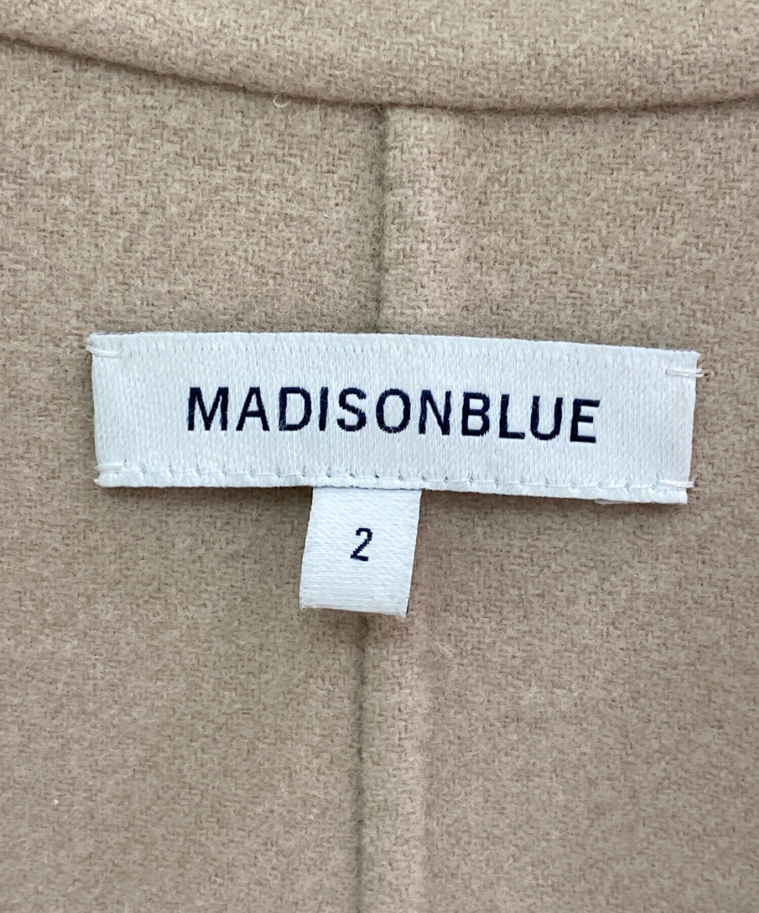 MADISON BLUE (マディソンブルー) PEARL チェスターコート ベージュ サイズ:02