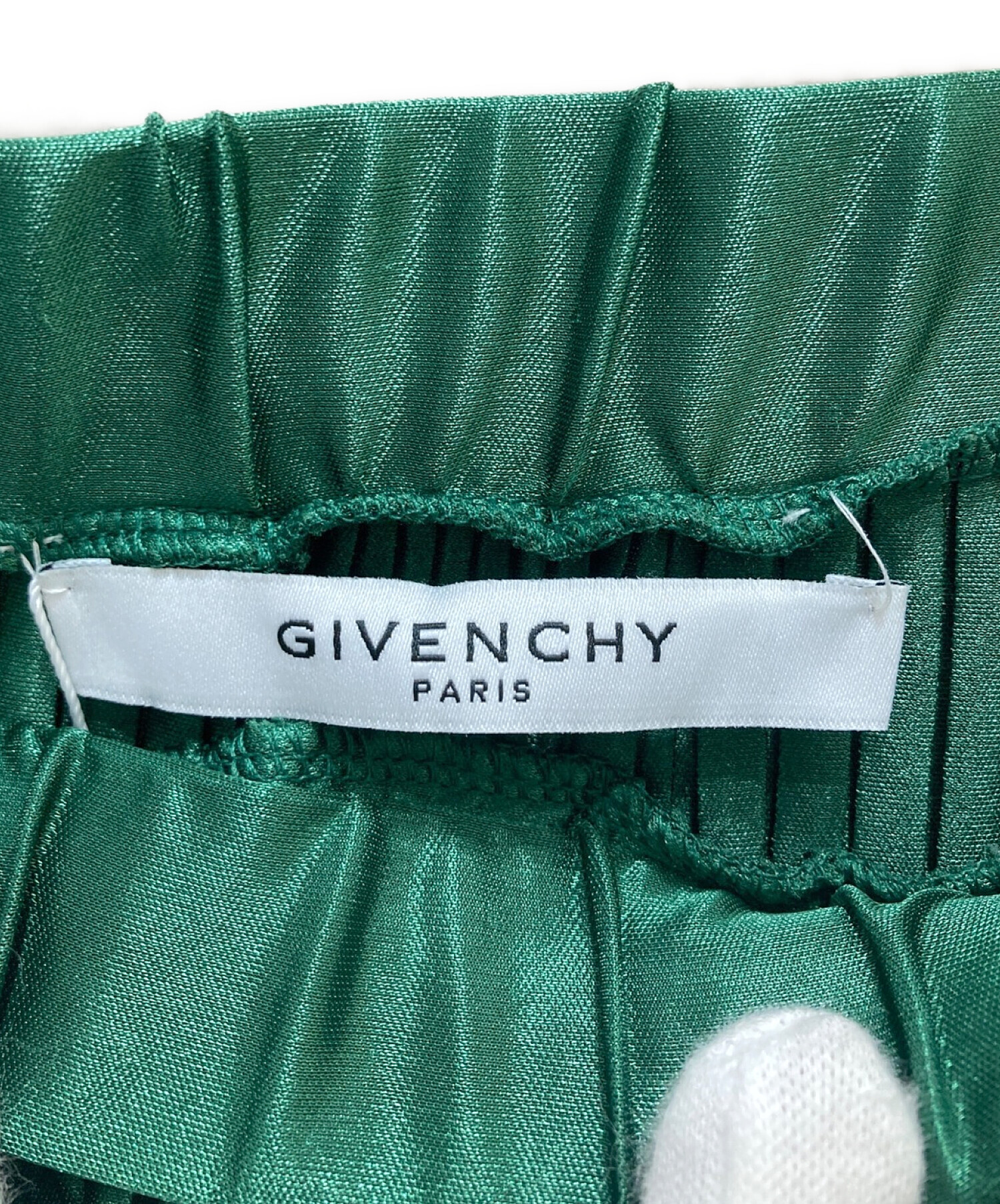 GIVENCHY (ジバンシィ) ジバンシィ　プリーツスカート グリーン サイズ:34