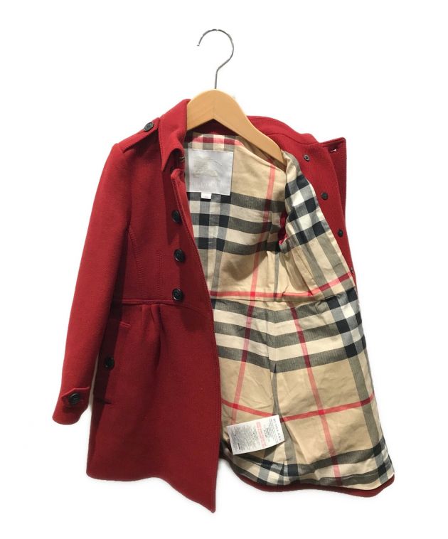 中古・古着通販】BURBERRY CHILDREN (バーバリー チルドレン) コート レッド サイズ:6Y｜ブランド・古着通販  トレファク公式【TREFAC FASHION】スマホサイト