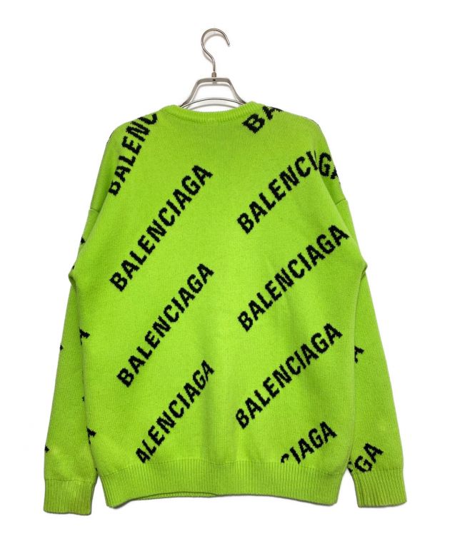 中古・古着通販】BALENCIAGA (バレンシアガ) ニット グリーン サイズ:XS｜ブランド・古着通販 トレファク公式【TREFAC  FASHION】スマホサイト