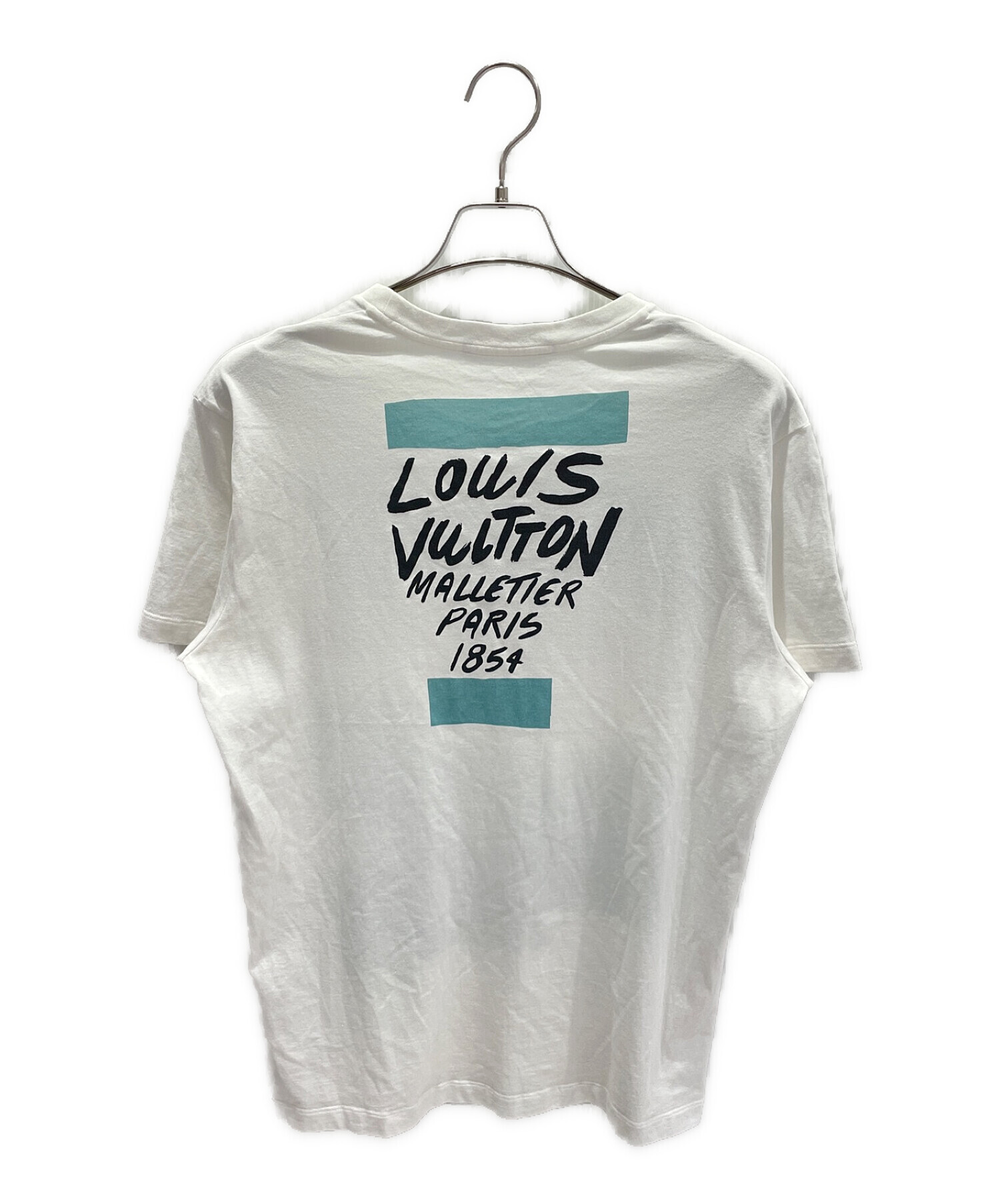 LOUIS VUITTON (ルイ ヴィトン) グラフィックロゴTシャツ ホワイト サイズ:XS