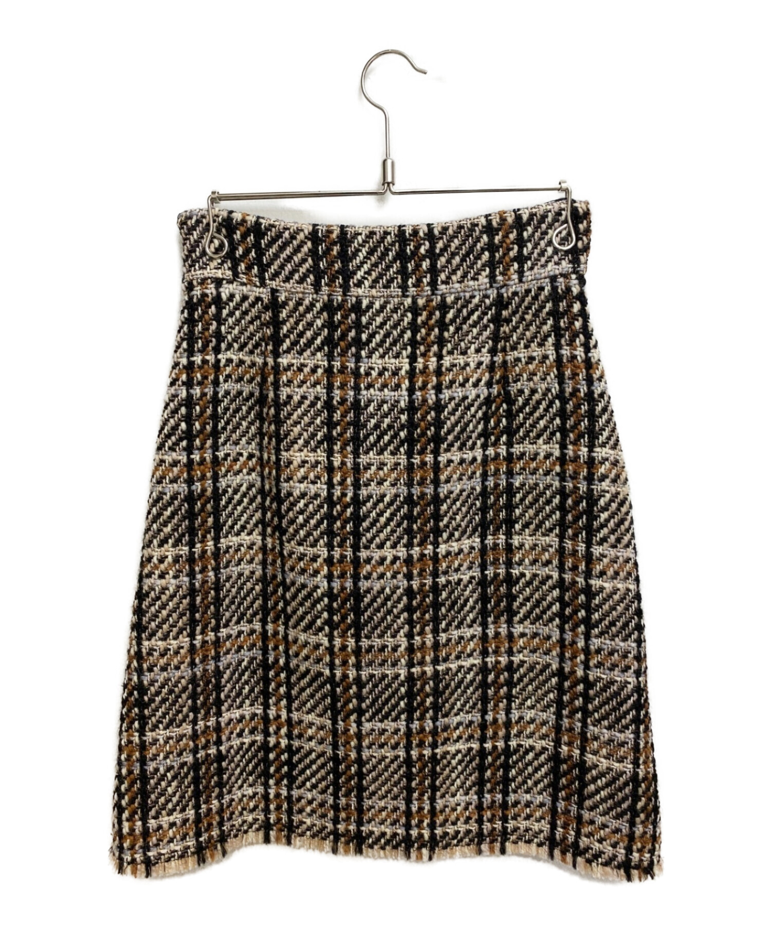 【先着予約】GUCCI レザースカート 38 ブラック ゴートスキン 山羊革 スカート