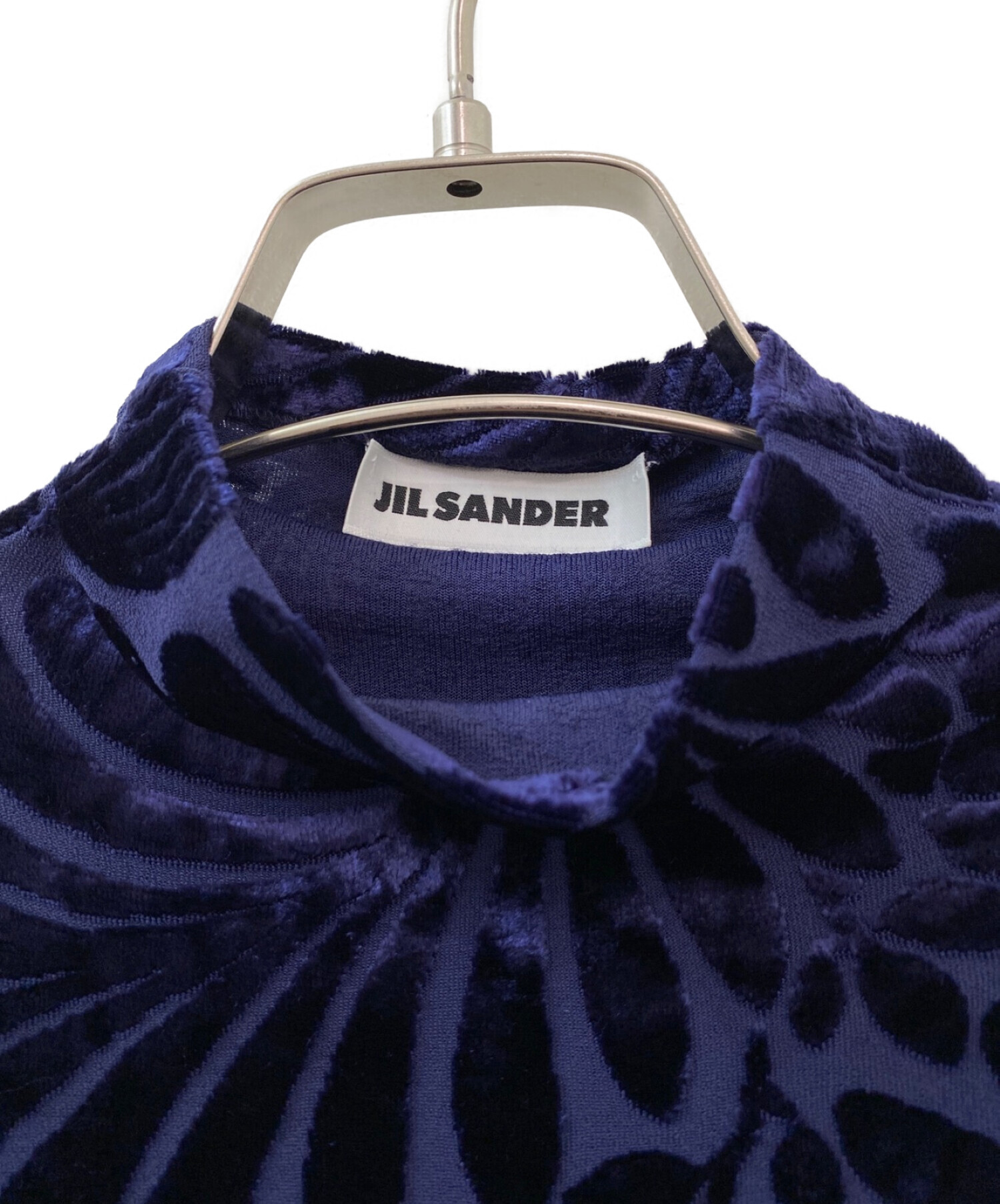 中古・古着通販】JIL SANDER (ジルサンダー) デザインベロアカットソー