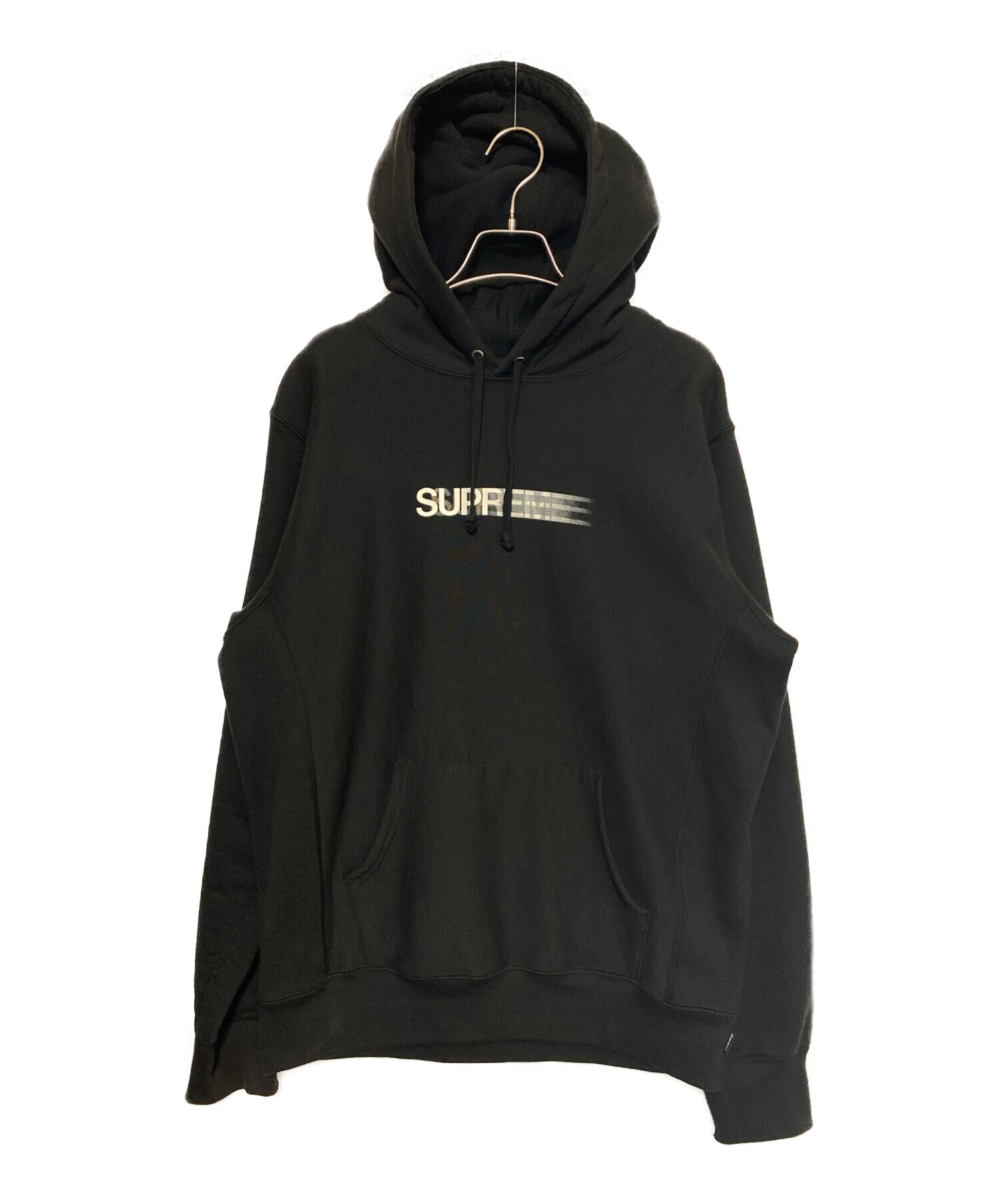 SUPREME (シュプリーム) Motion Logo Hooded Sweatshirt ブラック サイズ:M