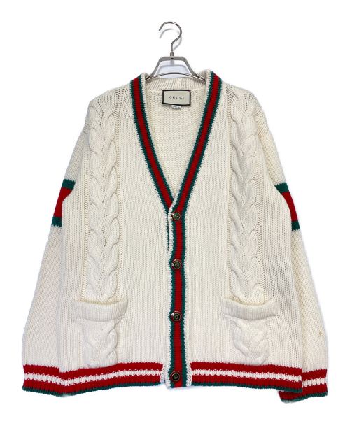 【中古・古着通販】GUCCI (グッチ) シェリーラインカーディガン