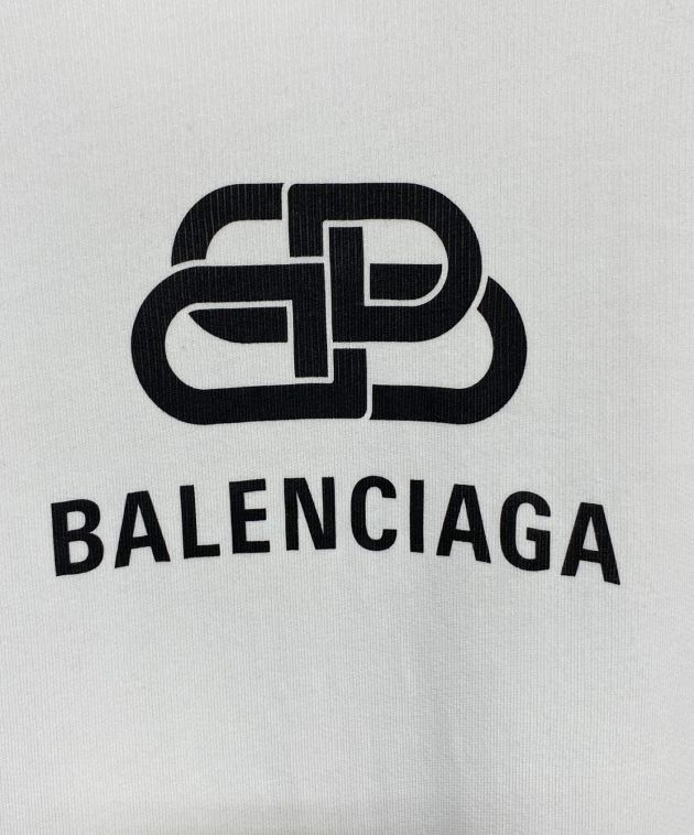 中古・古着通販】BALENCIAGA (バレンシアガ) ロゴプルオーバーパーカー ...