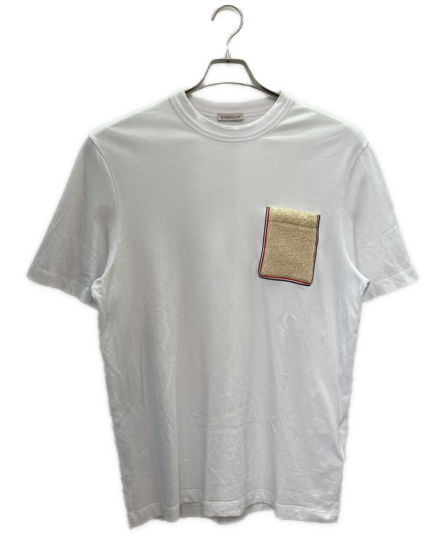 MONCLER (モンクレール) ボアポケットTシャツ ホワイト サイズ:S