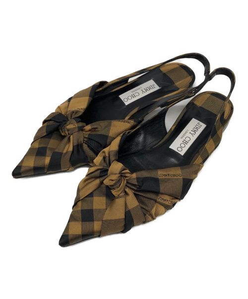 中古・古着通販】JIMMY CHOO (ジミーチュウ) バックストラップパンプス