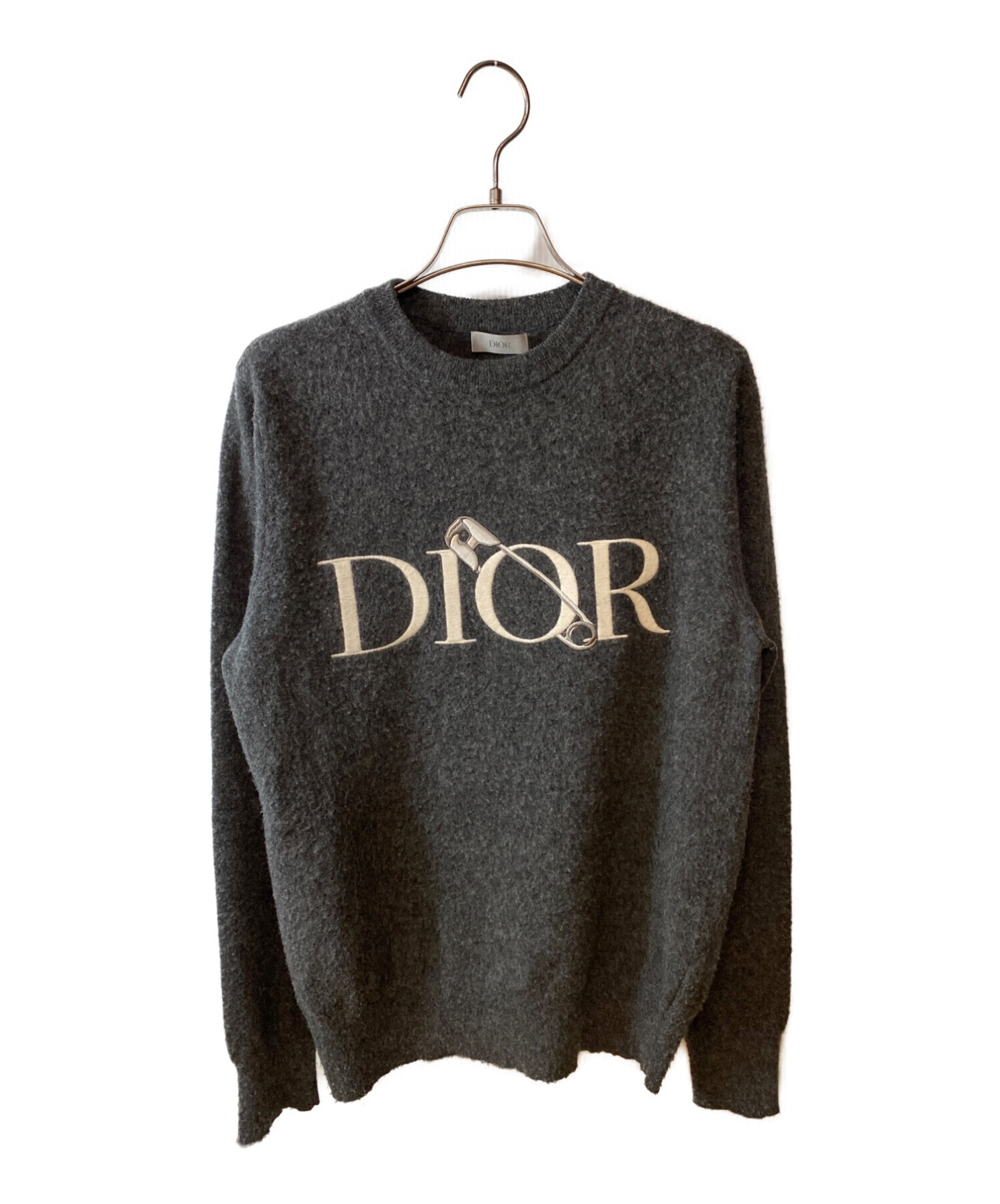 中古・古着通販】Dior (ディオール) Dior and Judy Blame Knit グレー