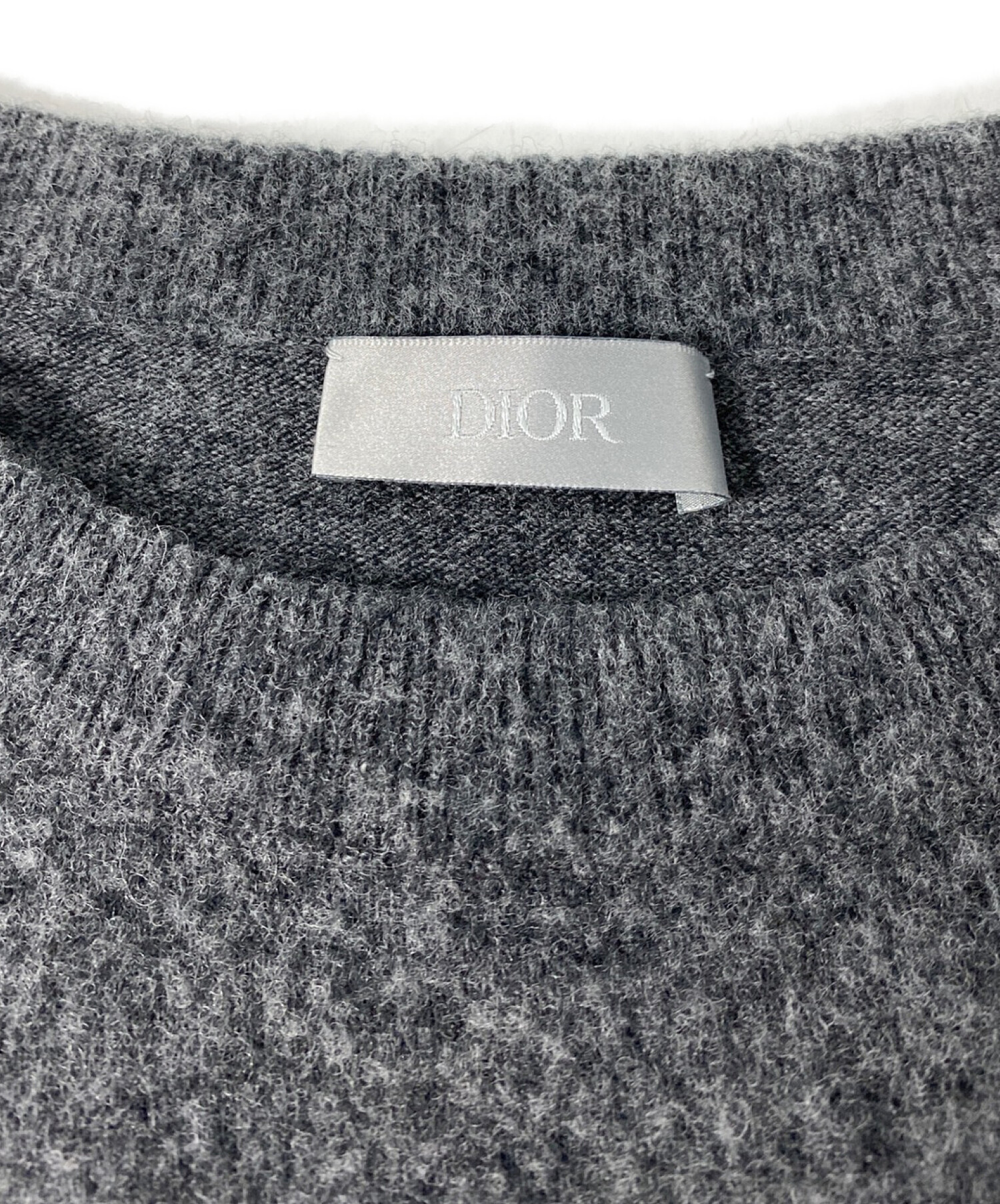 中古・古着通販】Dior (ディオール) Dior and Judy Blame Knit グレー