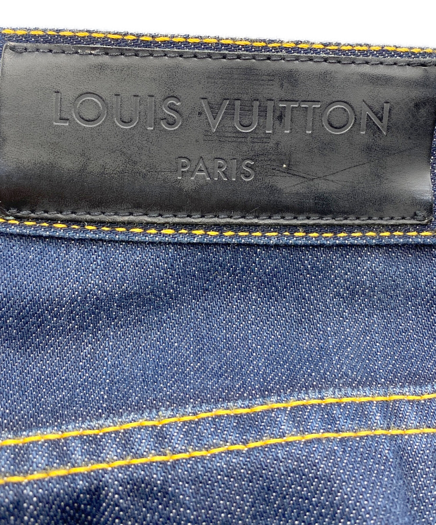 LOUIS VUITTON (ルイ ヴィトン) デニムパンツ インディゴ サイズ:46