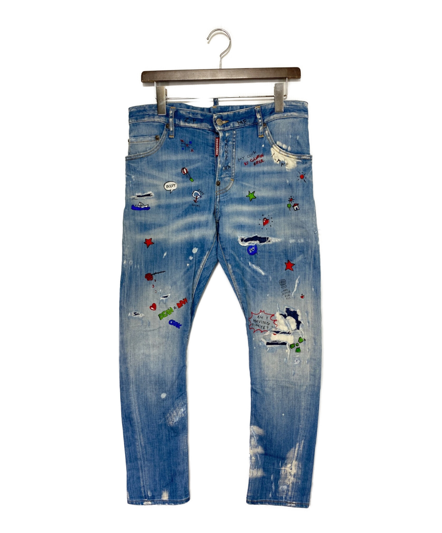 DSQUARED2 (ディースクエアード) Sexy Twist Jean インディゴ サイズ:SIZE 48