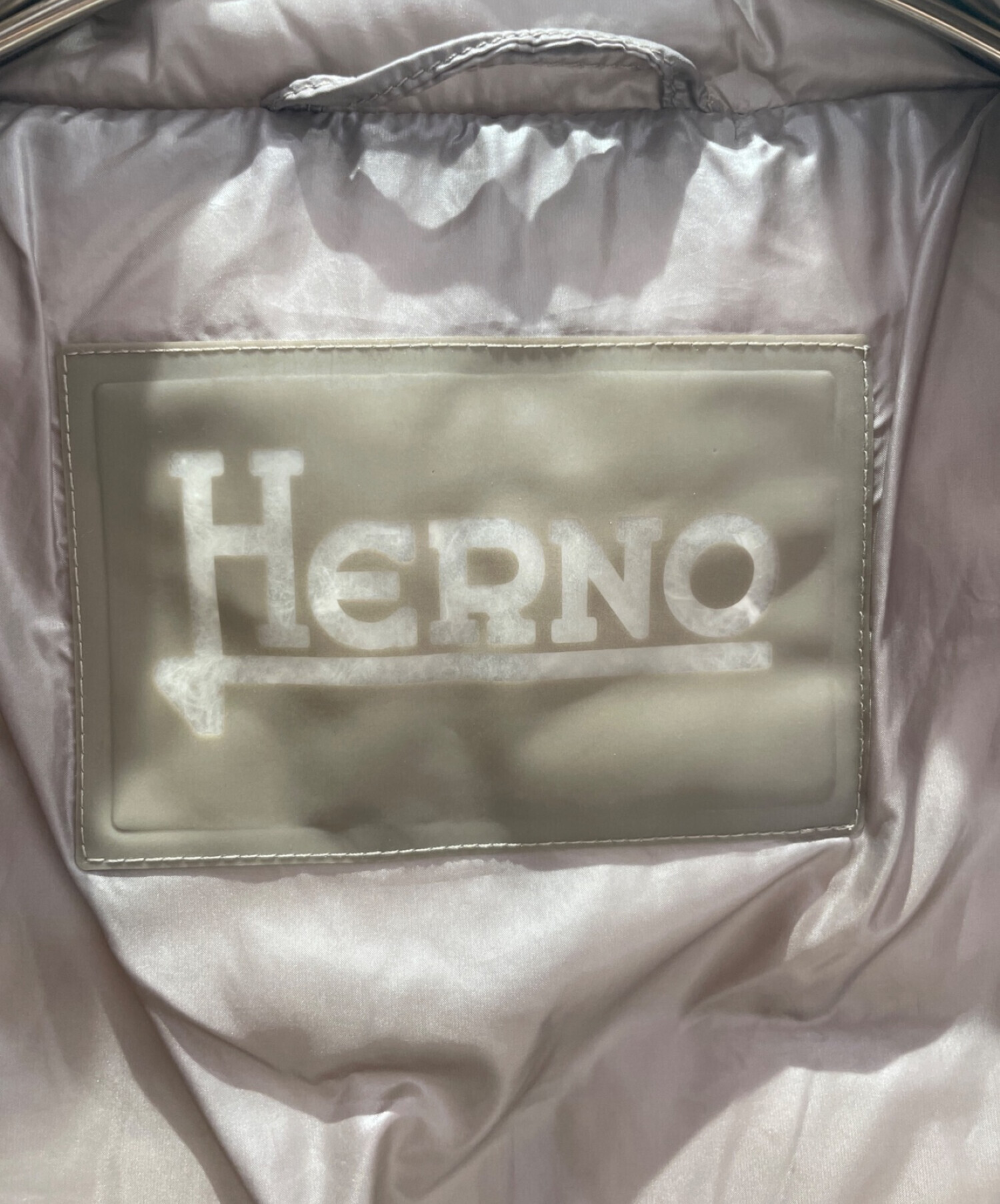 中古・古着通販】HERNO (ヘルノ) ダウンコート グレージュ サイズ:42