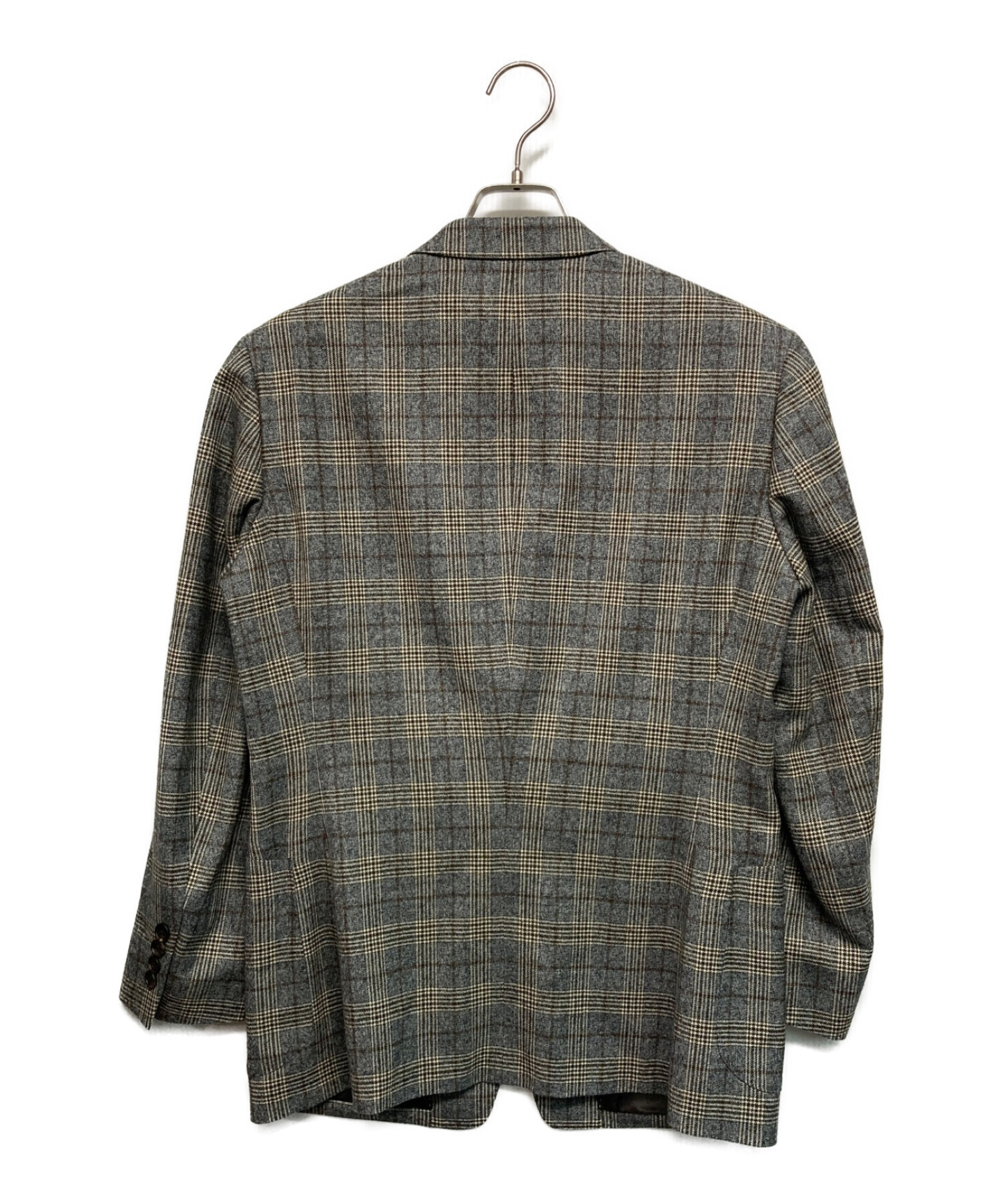 Paul Smith COLLECTION (ポールスミス コレクション) テーラードジャケット グレー×ブラウン サイズ:SIZE M 未使用品