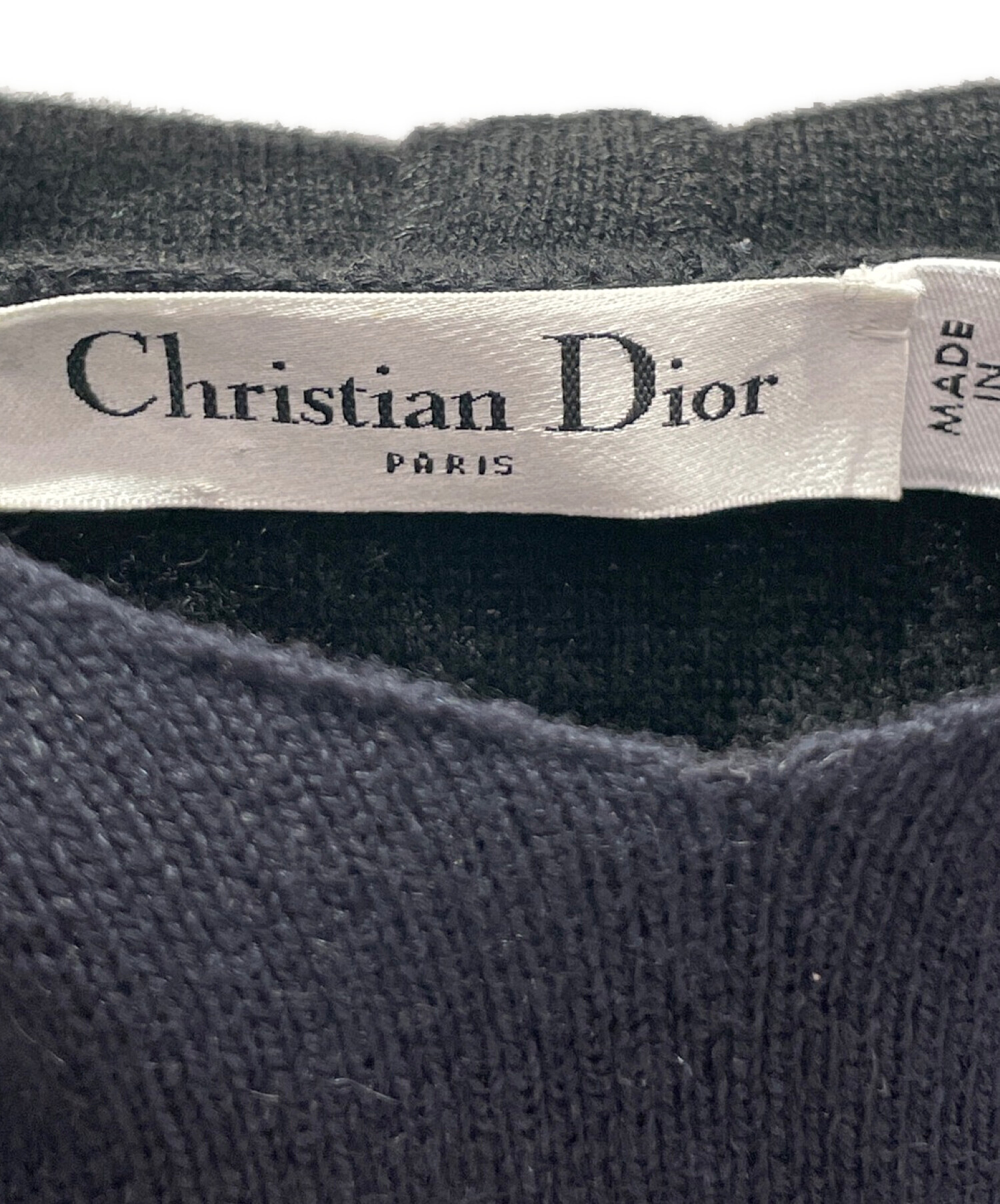 Christian Dior (クリスチャン ディオール) JADIORカシミヤニットパーカー ネイビー サイズ:40