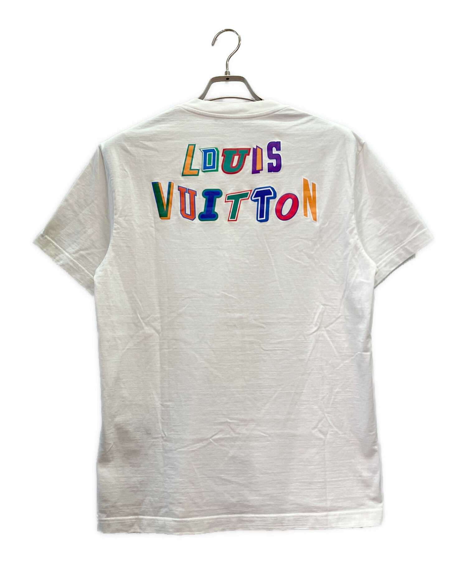 LOUIS VUITTON (ルイ ヴィトン) NBA レタープリントTシャツ ホワイト サイズ:S