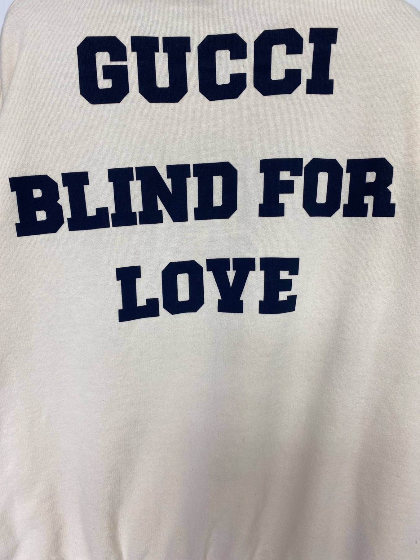 中古・古着通販】GUCCI (グッチ) カレッジプリントパーカー ベージュ