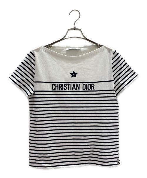 【人気】Dior ディオール　Tシャツ　半袖　刺繍　黒　L