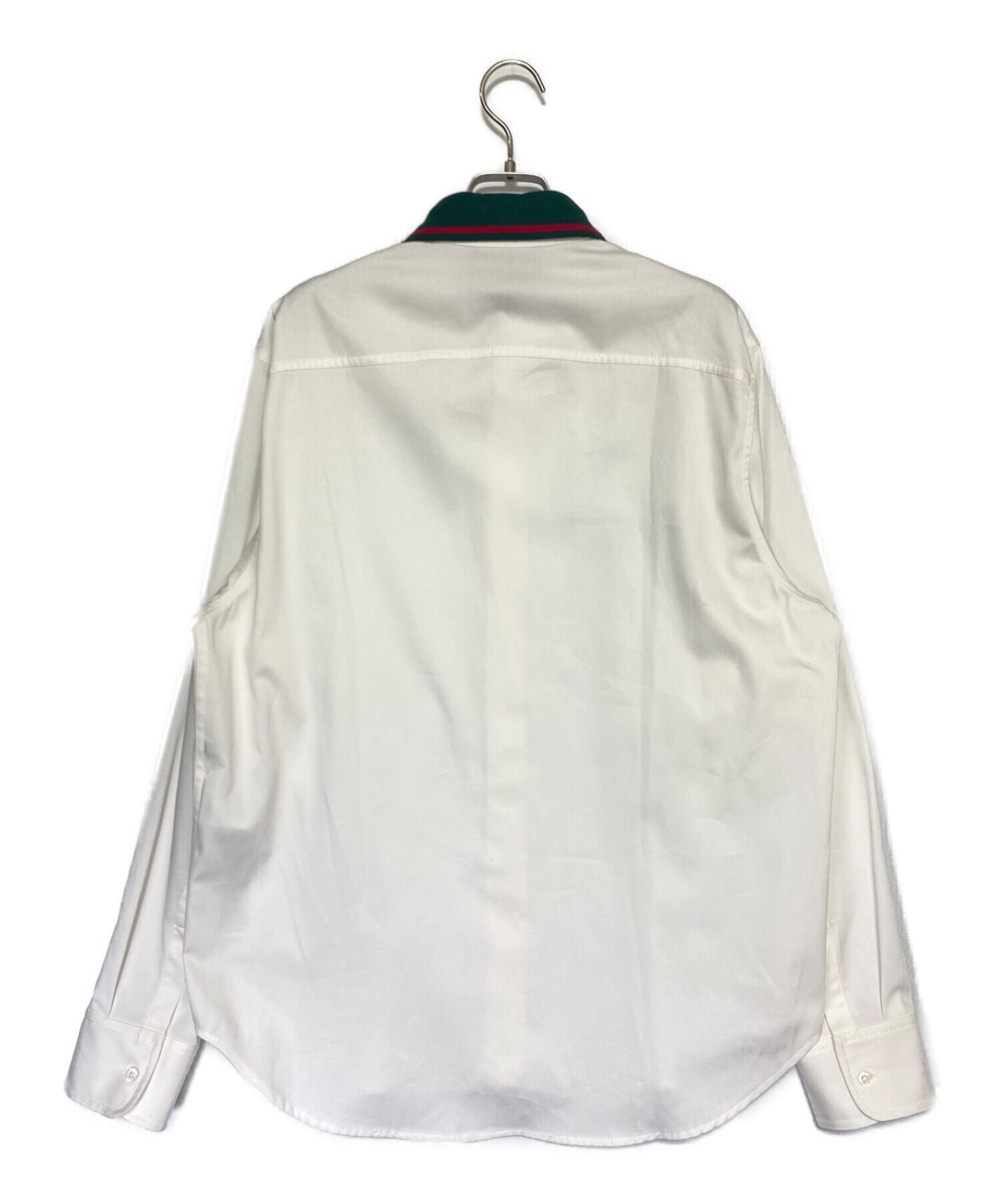 GUCCI (グッチ) シェリーラインシャツ ホワイト サイズ:48